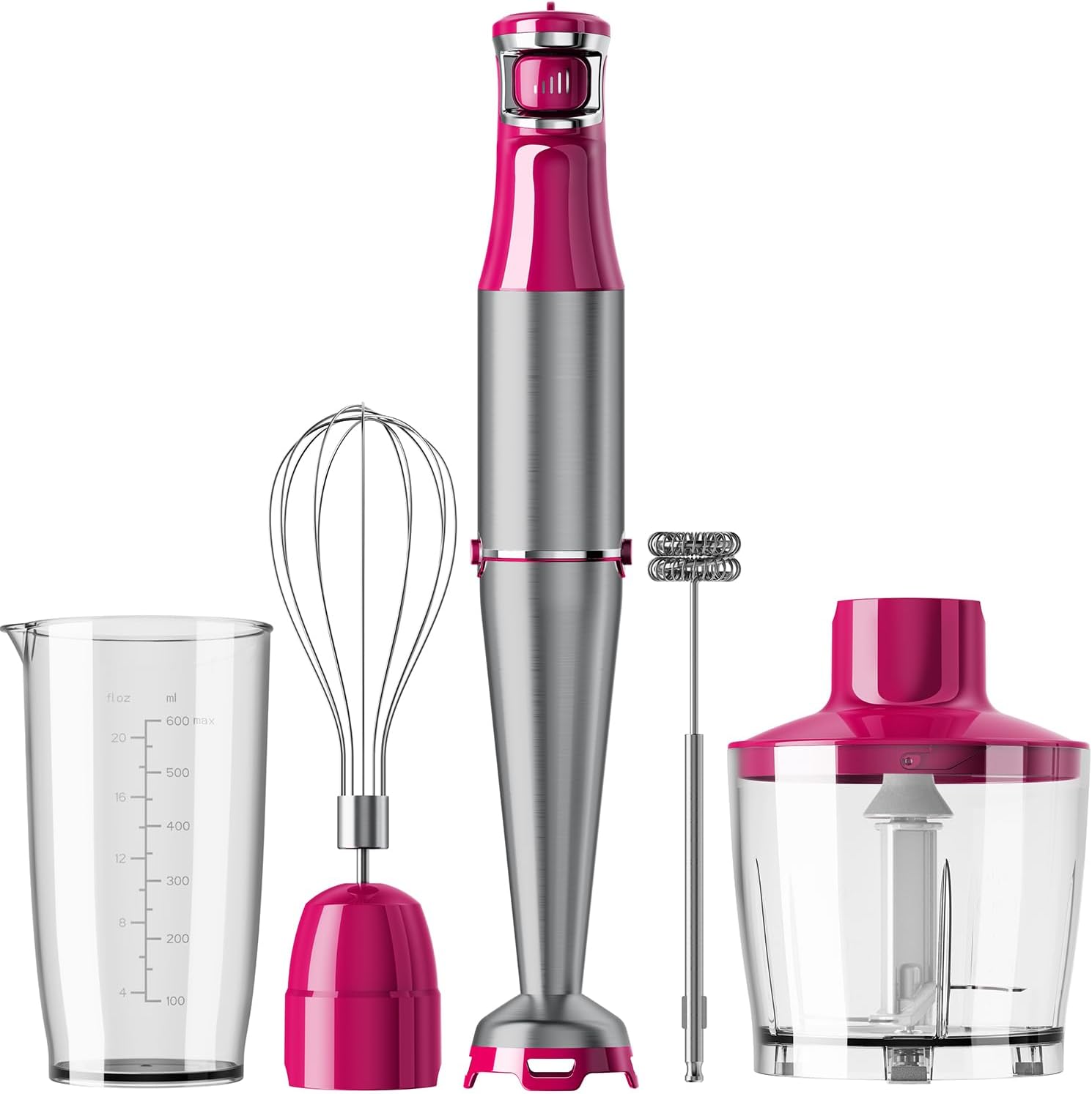 Turelar Immersion Blender Handheld Corded Hand Blenders Set 1100W, Trigger - View 2