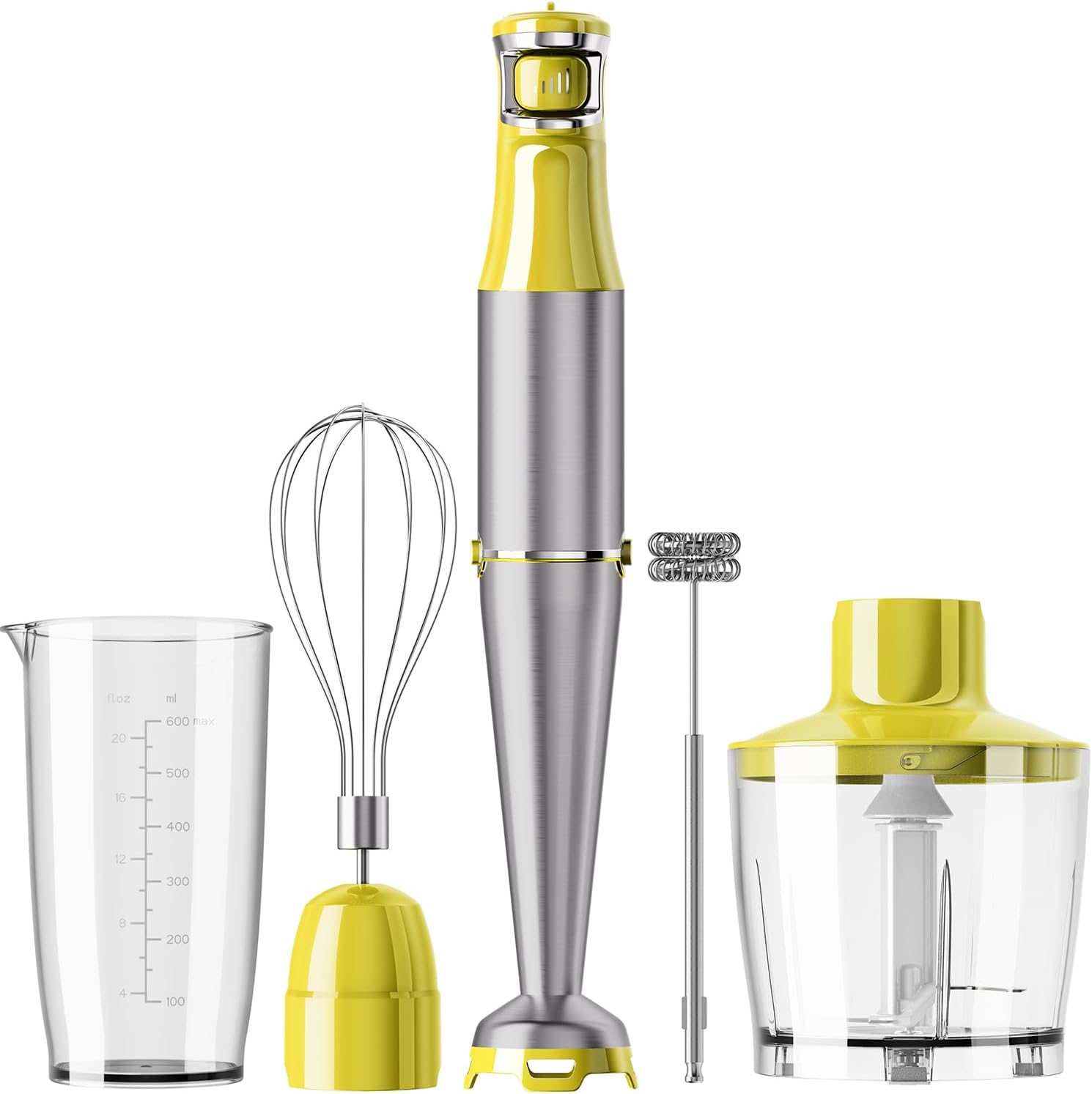 Turelar Immersion Blender Handheld Corded Hand Blenders Set 1100W, Trigger - View 3