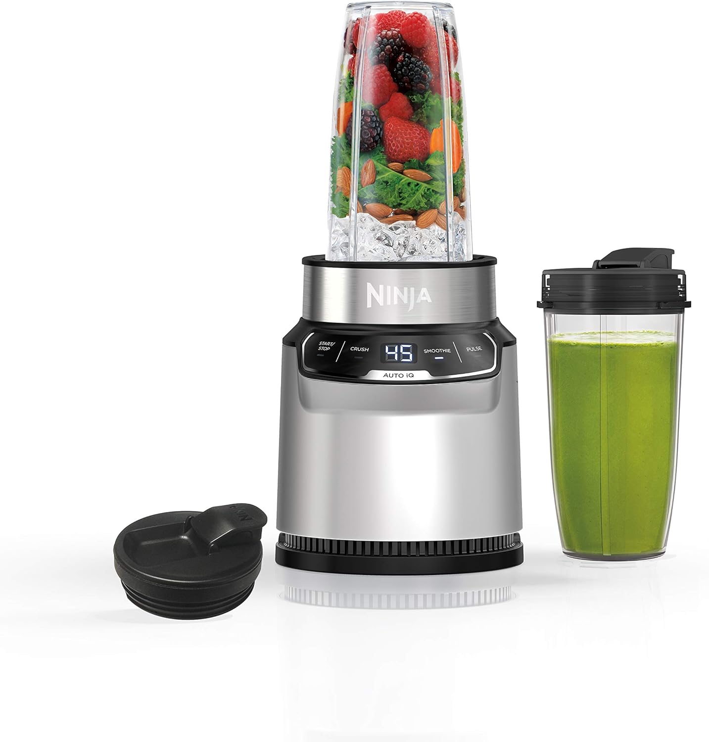 Ninja Nutri-Plus Personal Blender | Compact Push to Blend | Make Frozen Drinks, - View 2