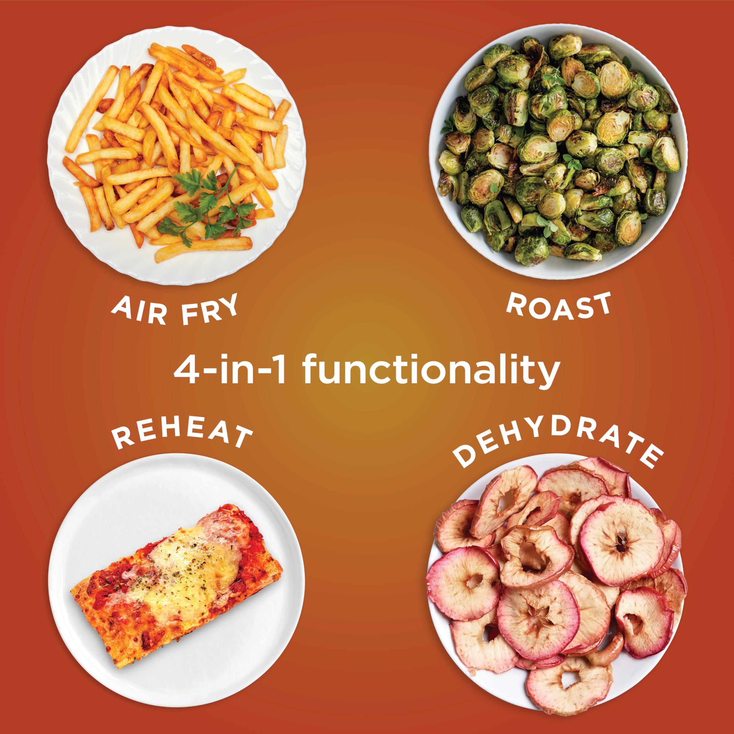 Ninja Air Fryer with Air Crisp | 5 QT Capacity fits up to 4lbs of Fries | 4-in-1 Pro Air Fry, Roast, Reheat, Dehydrate | 400°F Max Temp | 1750 Watts | detail view 4