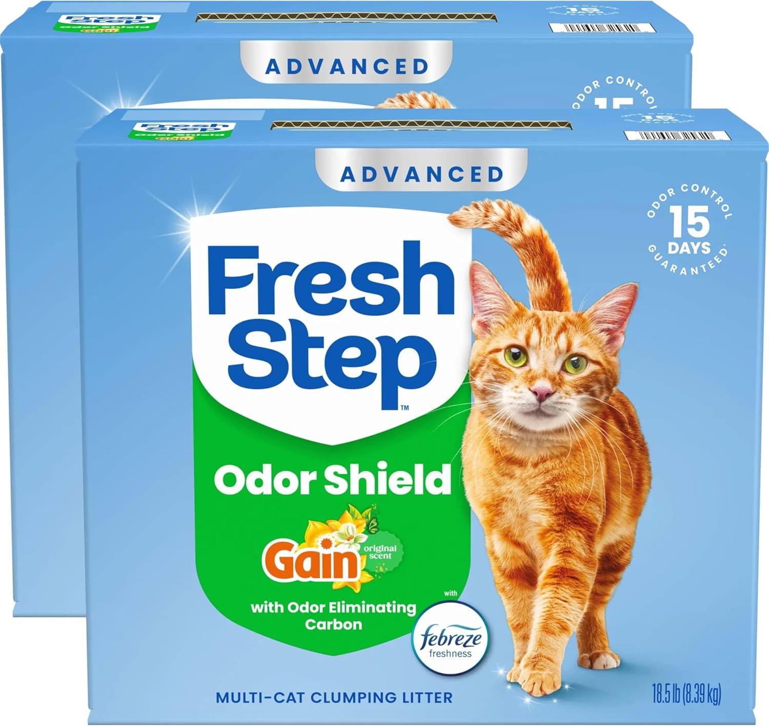 Fresh Step Advanced Odor Shield Multi Cat Clumping Litter with Febreze - View 6