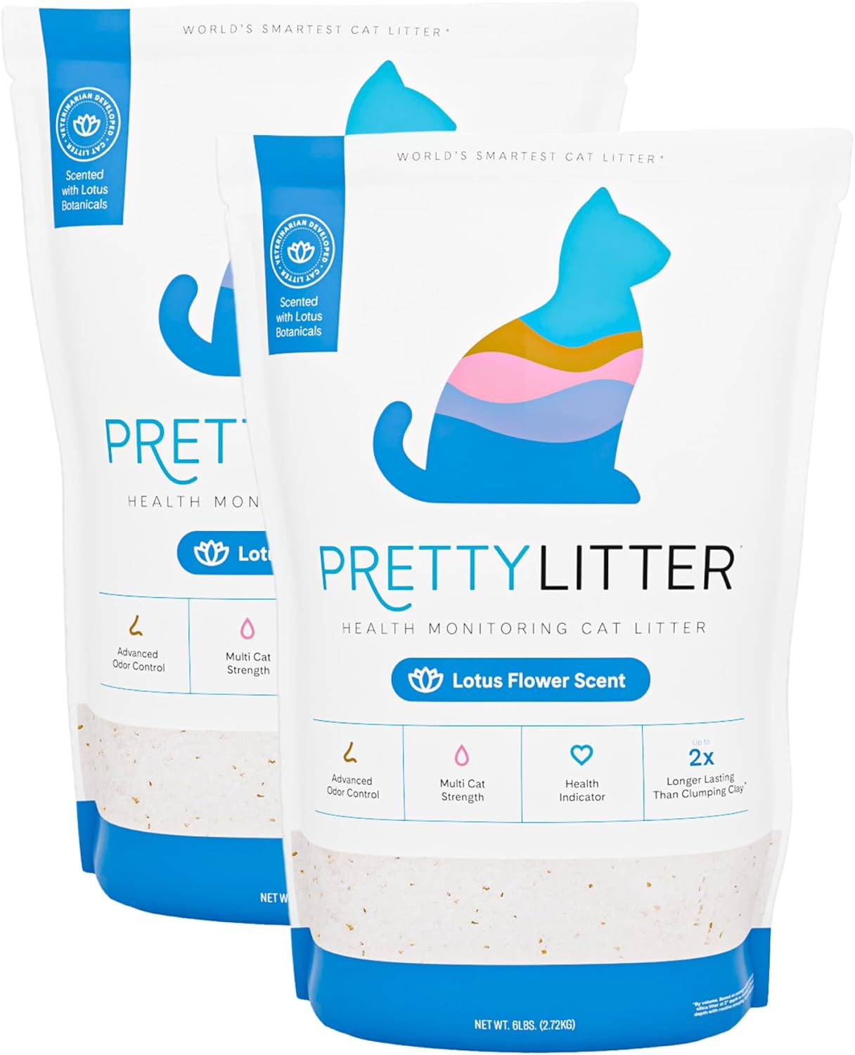 PrettyLitter Health Monitoring Cat Litter (Unscented, Non Clumping) | - View 6