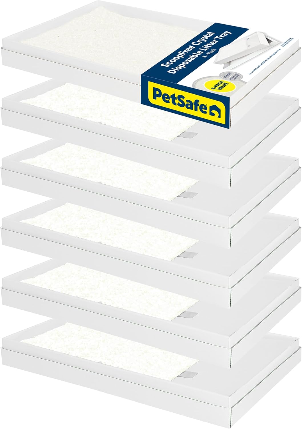 PetSafe ScoopFree Disposable Crystal Cat Litter Tray - Easy Cleaning Box - - View 2