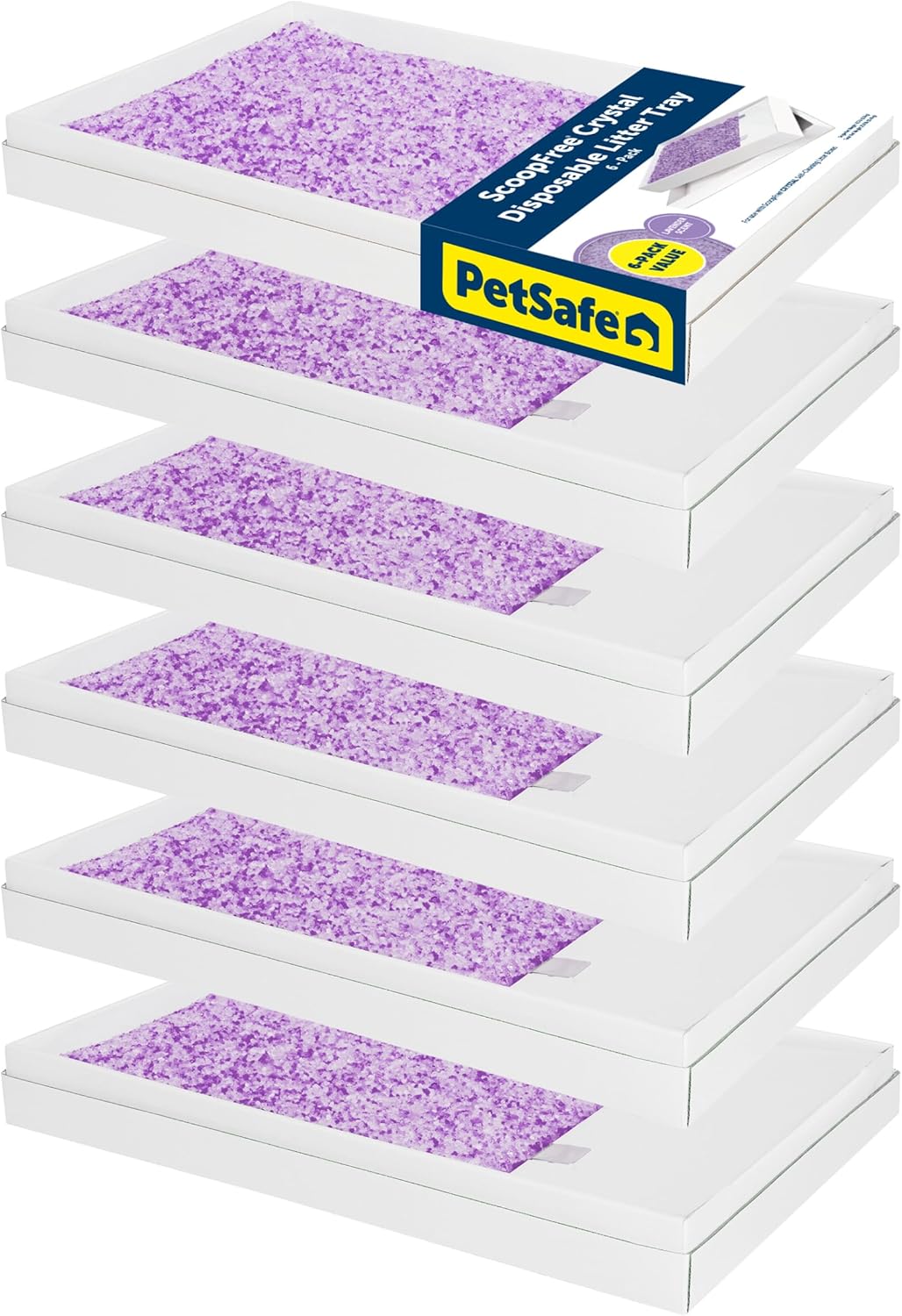 PetSafe ScoopFree Disposable Crystal Cat Litter Tray - Easy Cleaning Box - - View 4
