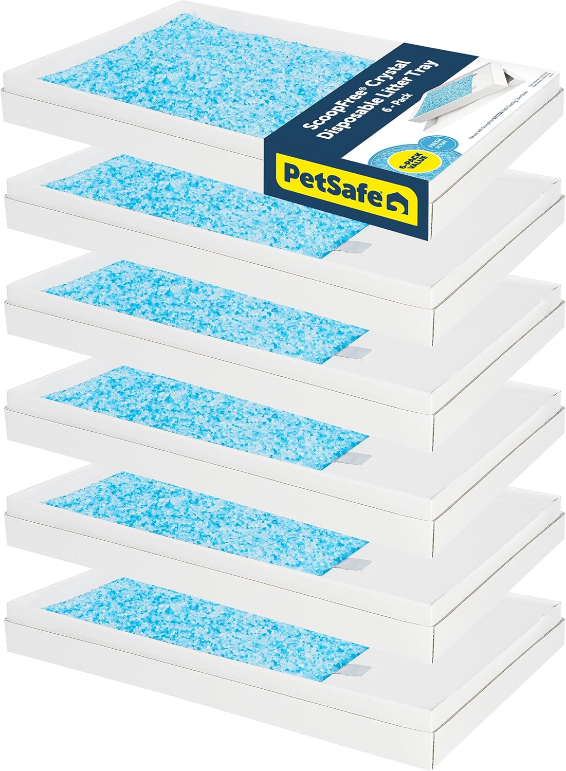 PetSafe ScoopFree Disposable Crystal Cat Litter Tray - Easy Cleaning Box - - View 6