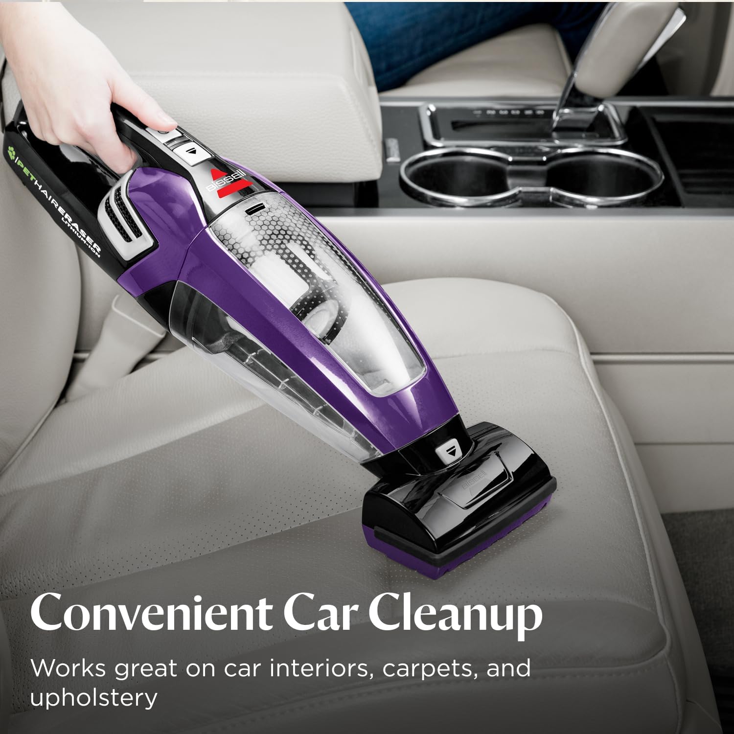 Bissell Pet Hair Eraser Cordless Hand Vacuum, Lithium Ion, Home, Auto, and Pet - View 2