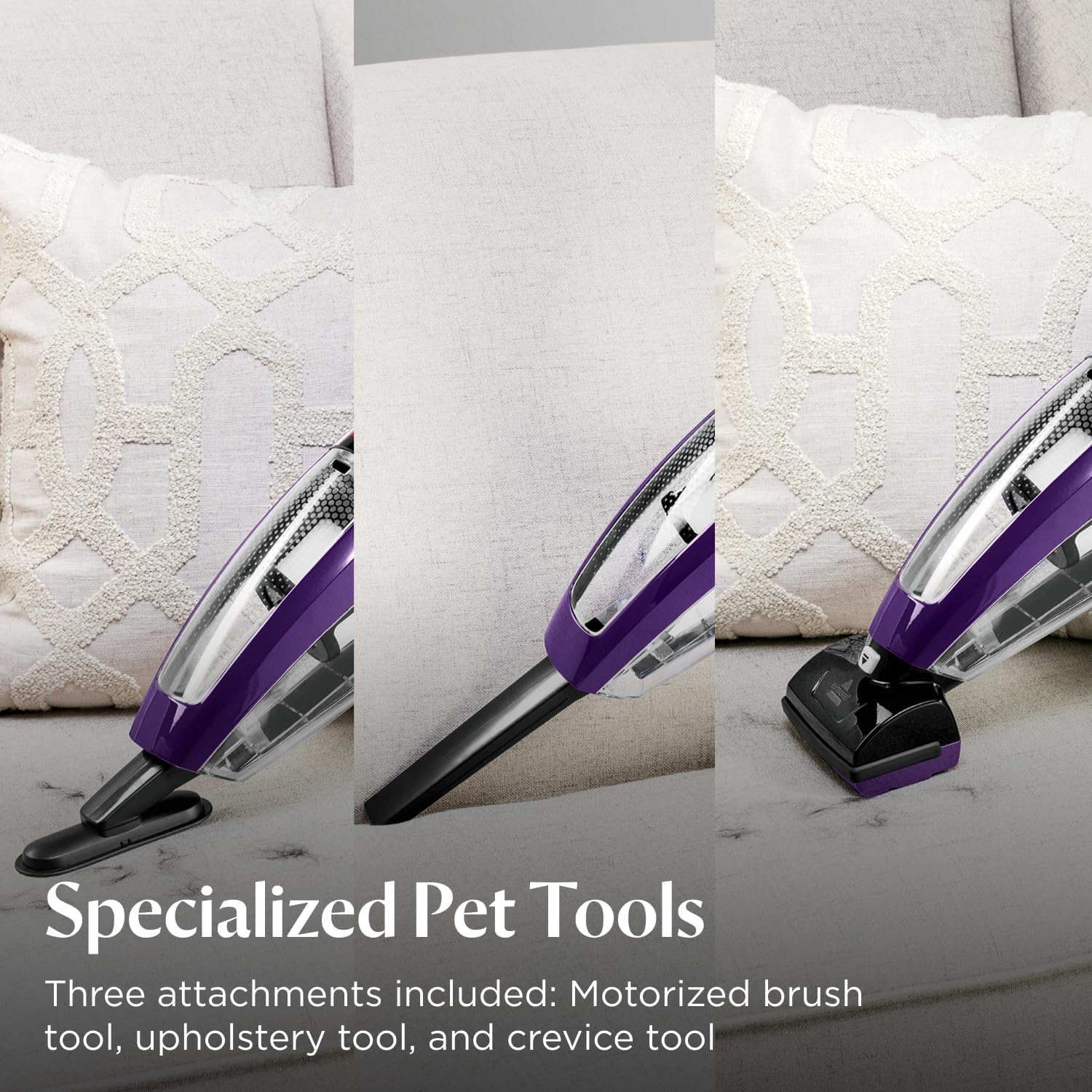 Bissell Pet Hair Eraser Cordless Hand Vacuum, Lithium Ion, Home, Auto, and Pet - View 4