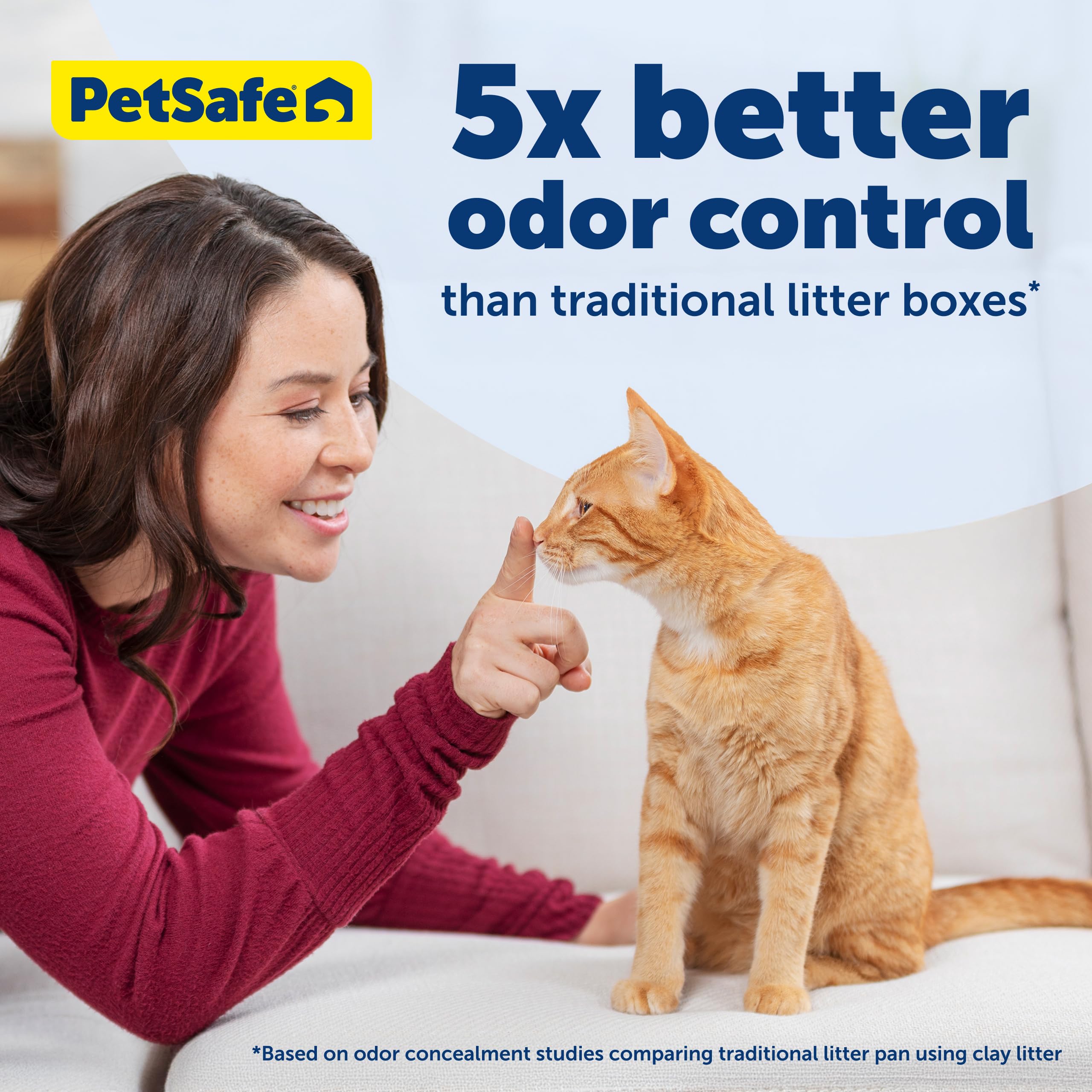 PetSafe ScoopFree Disposable Crystal Cat Litter Tray - Easy Cleaning Box - Refill Tray for Automatic Litter Box - Lavender Scent - 4.3 lb Bags - 3 Pac detail view 2