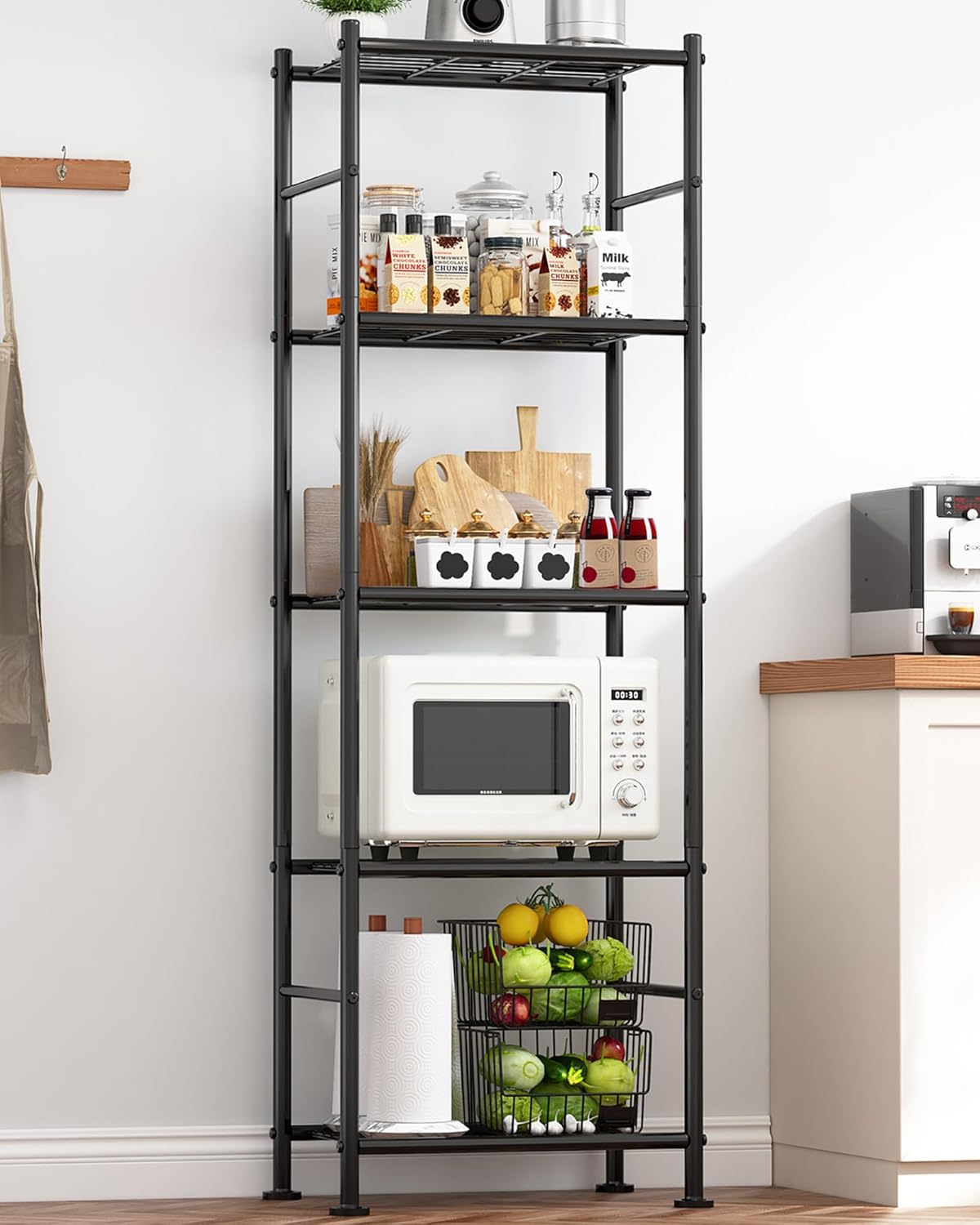 Sakugi Storage Shelves - 5 Tier Shelf Organizer, Heavy Duty Garage Shelving - View 2