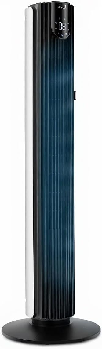 LEVOIT Tower Fan for Bedroom, 90° Oscillating Standing Fan with 28dB Quiet for - View 4