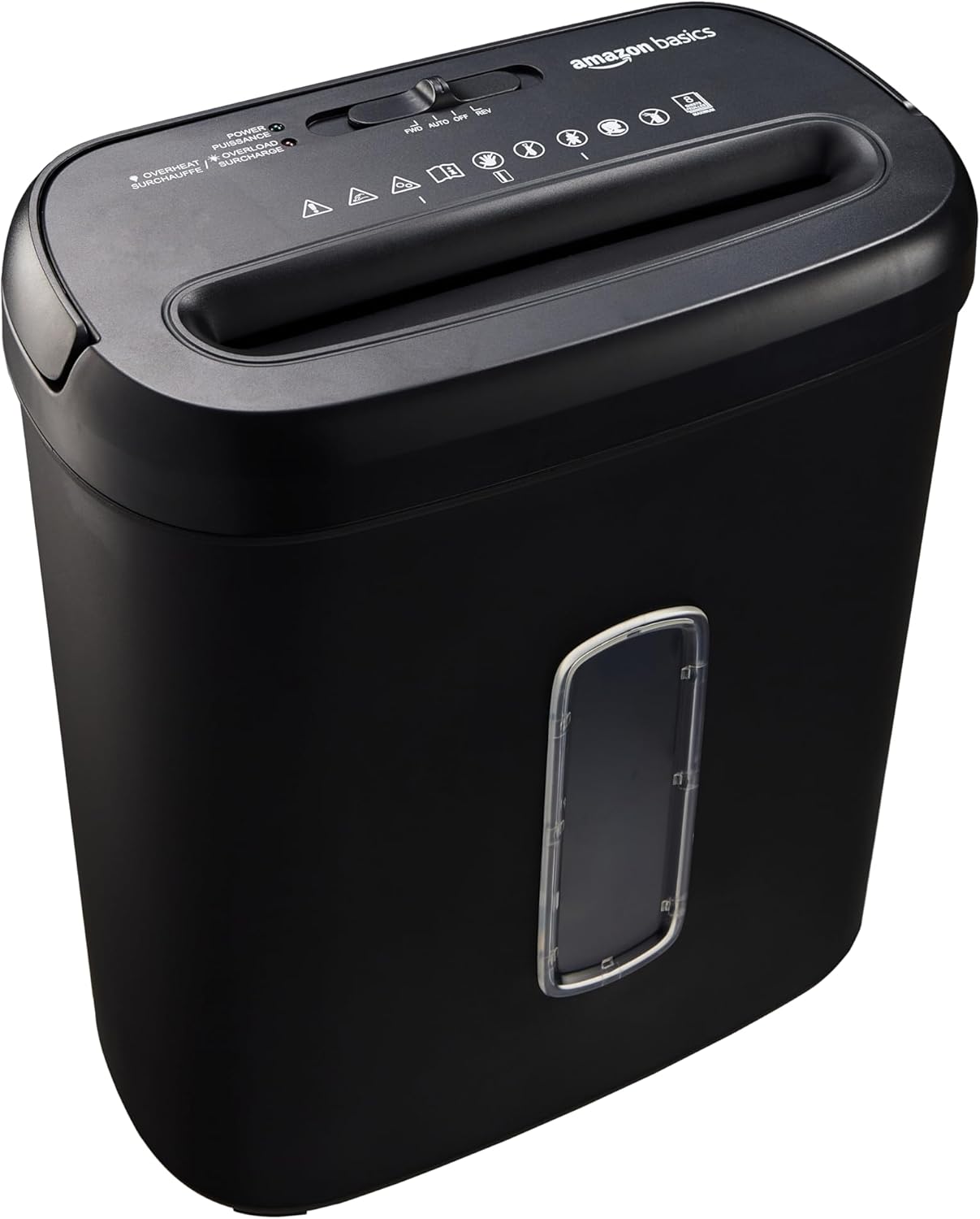 Amazon Basics 8-Sheet High Security Cross Cut Paper and Credit Card Shredder - View 2