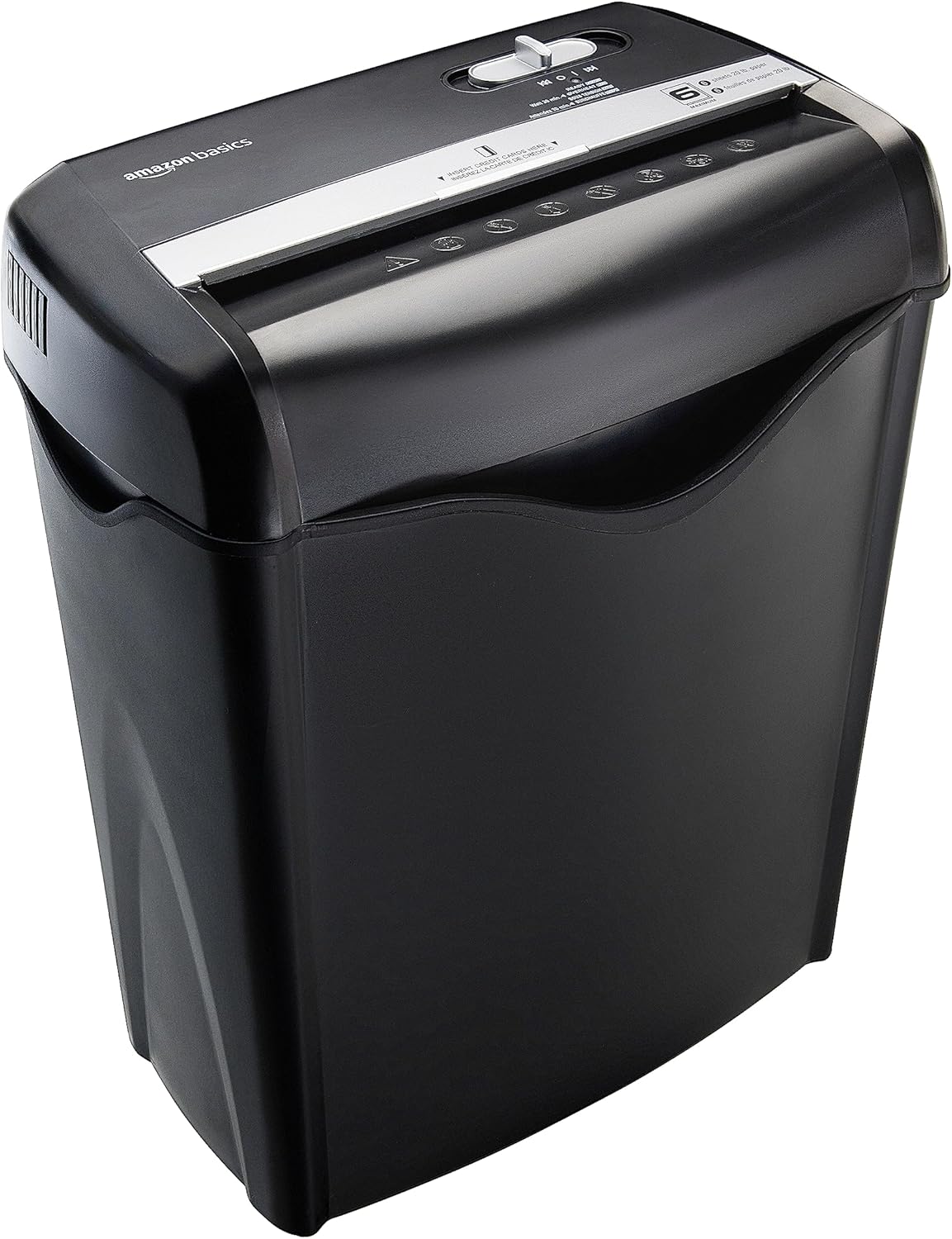 Amazon Basics 8-Sheet High Security Cross Cut Paper and Credit Card Shredder - View 4