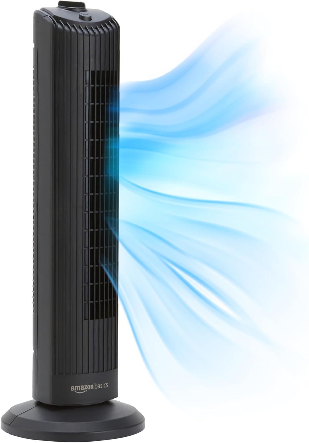 Amazon Basics 28" 60-Degree Oscillating Tower Fan with Powerful Airflow for