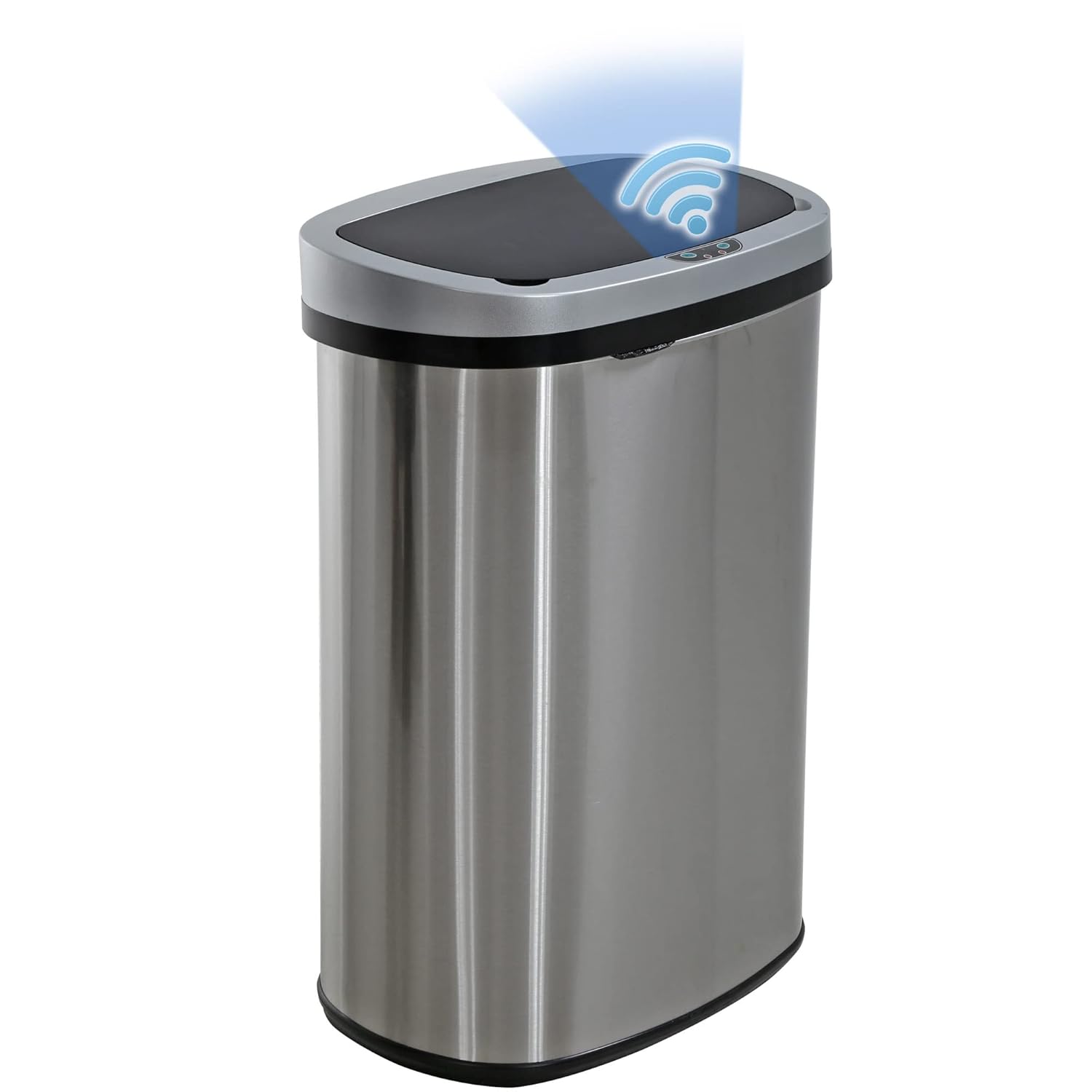 BestOffice | 13 Gallon Trash Can with Lid | Automatic Touchless Garbage Can | - View 2