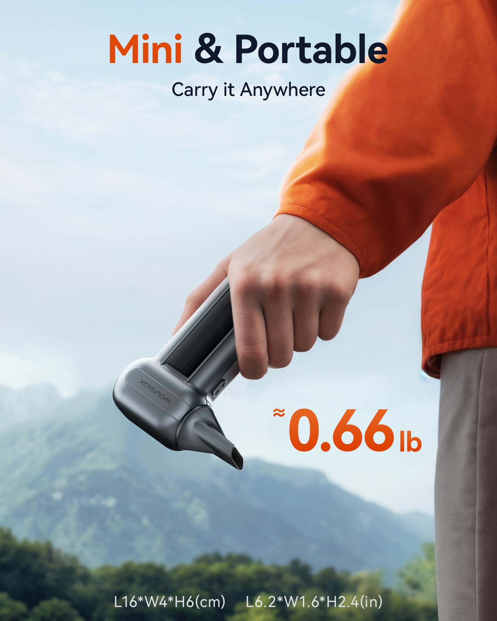 WOLFBOX MF100 Electric Air Duster-150000RPM Super Power Cordless Air Duster, - View 6