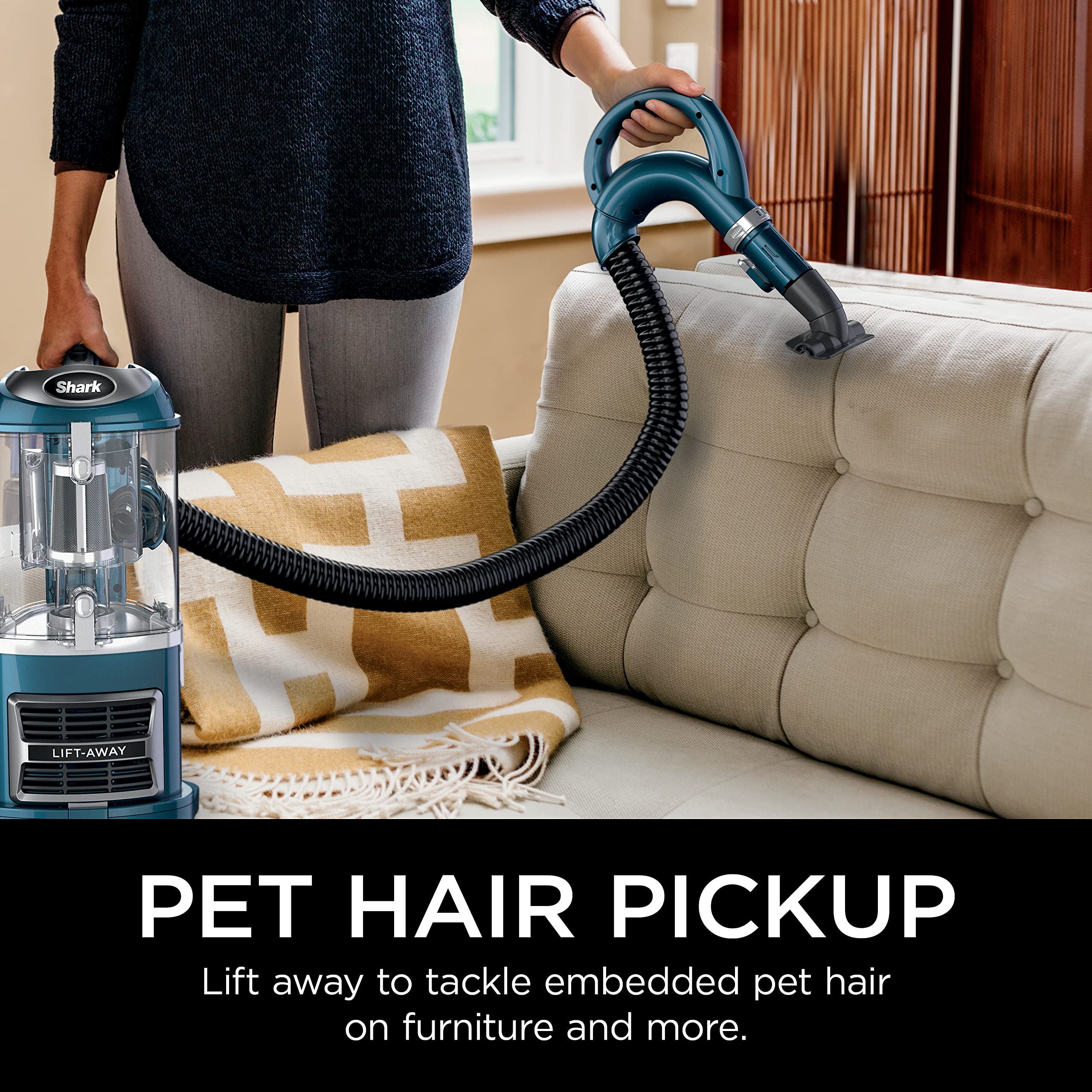 Shark Upright Vacuum, Navigator Lift-Away with Self-Cleaning Brushroll, HEPA - View 4