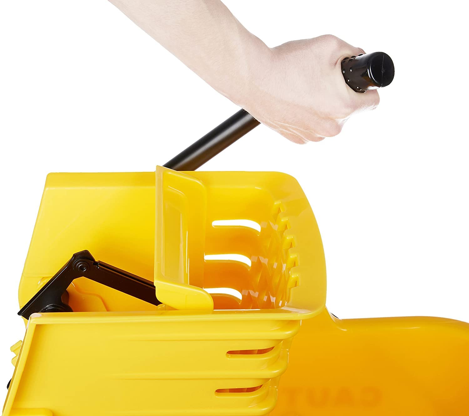 Amazon Basics Commercial Side Press Wringer Floor Cleaning Mop Bucket on - View 5