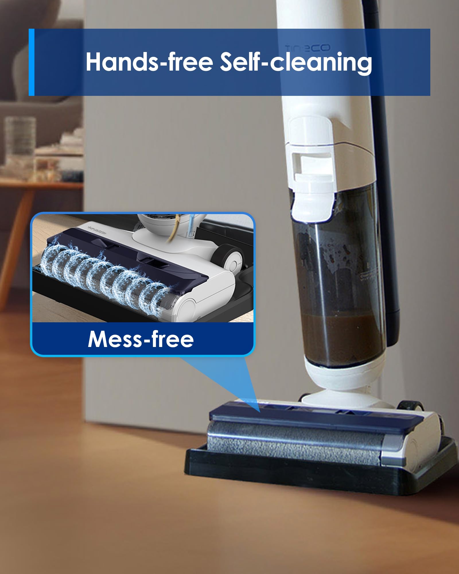 Tineco iFLOOR 5 Breeze Complete Wet Dry Vacuum Cordless Floor Washer, One-Step - View 6