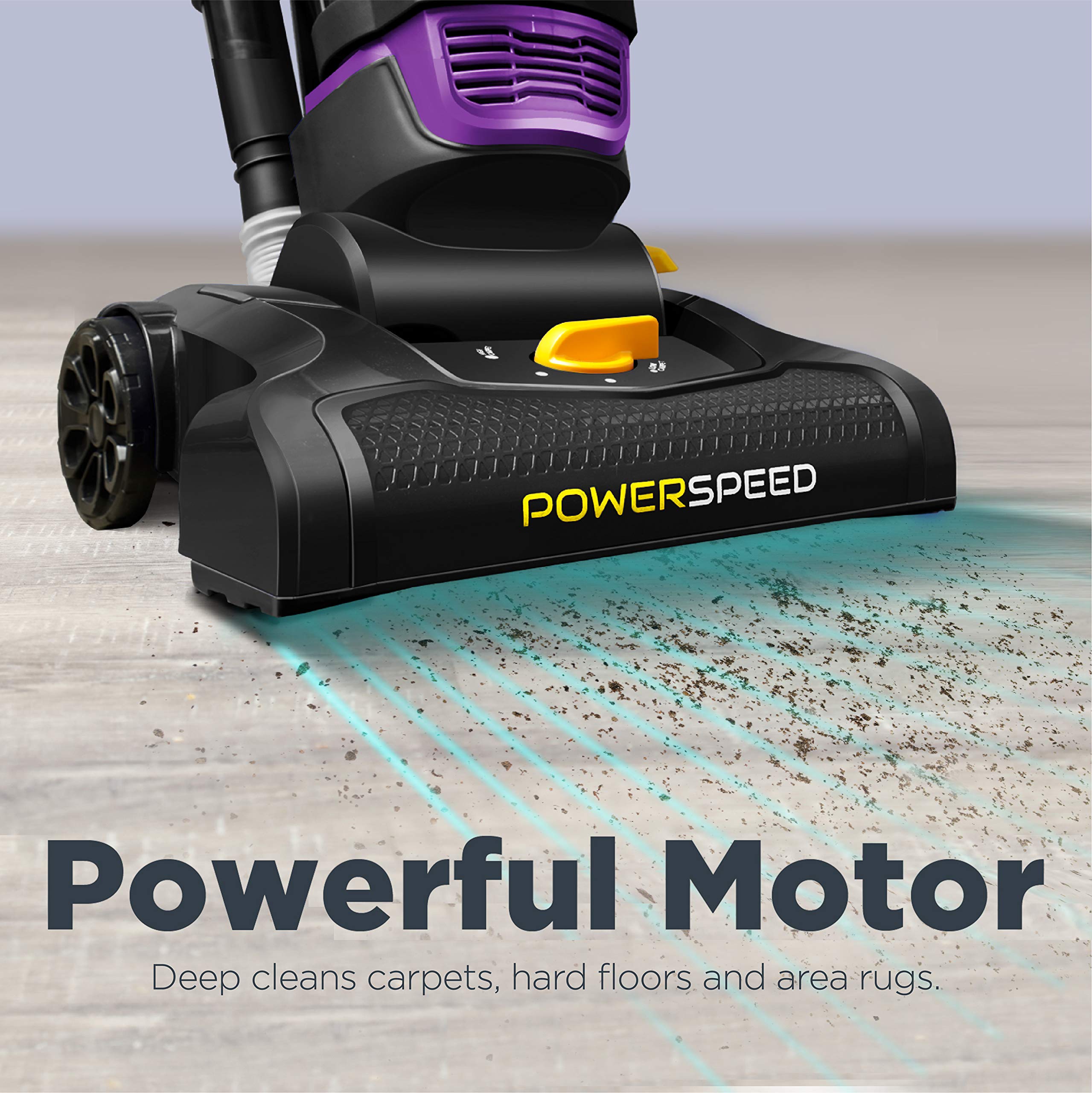 Eureka NEU182B PowerSpeed Bagless Upright Vacuum Cleaner, Purple - View 2