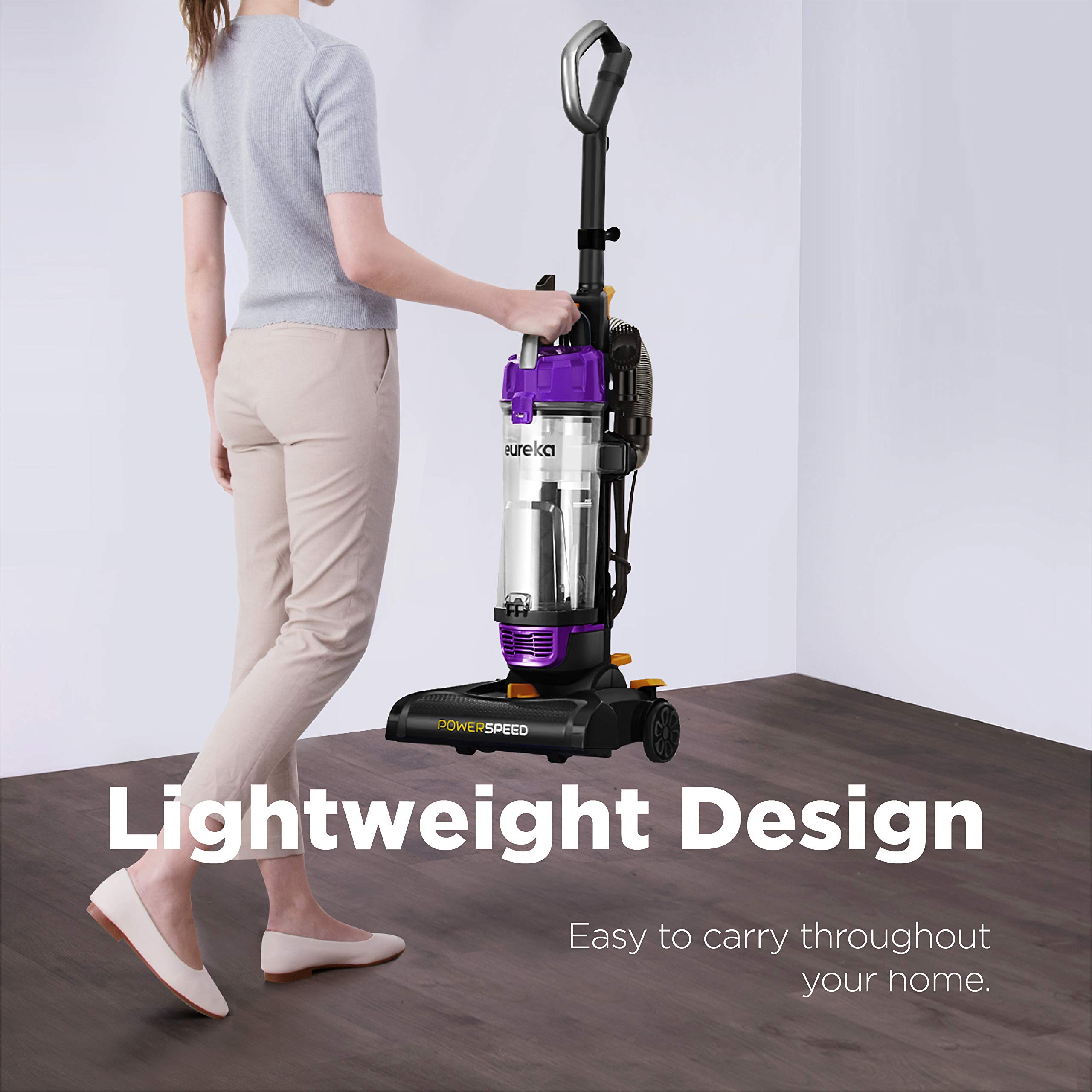 Eureka NEU182B PowerSpeed Bagless Upright Vacuum Cleaner, Purple - View 3