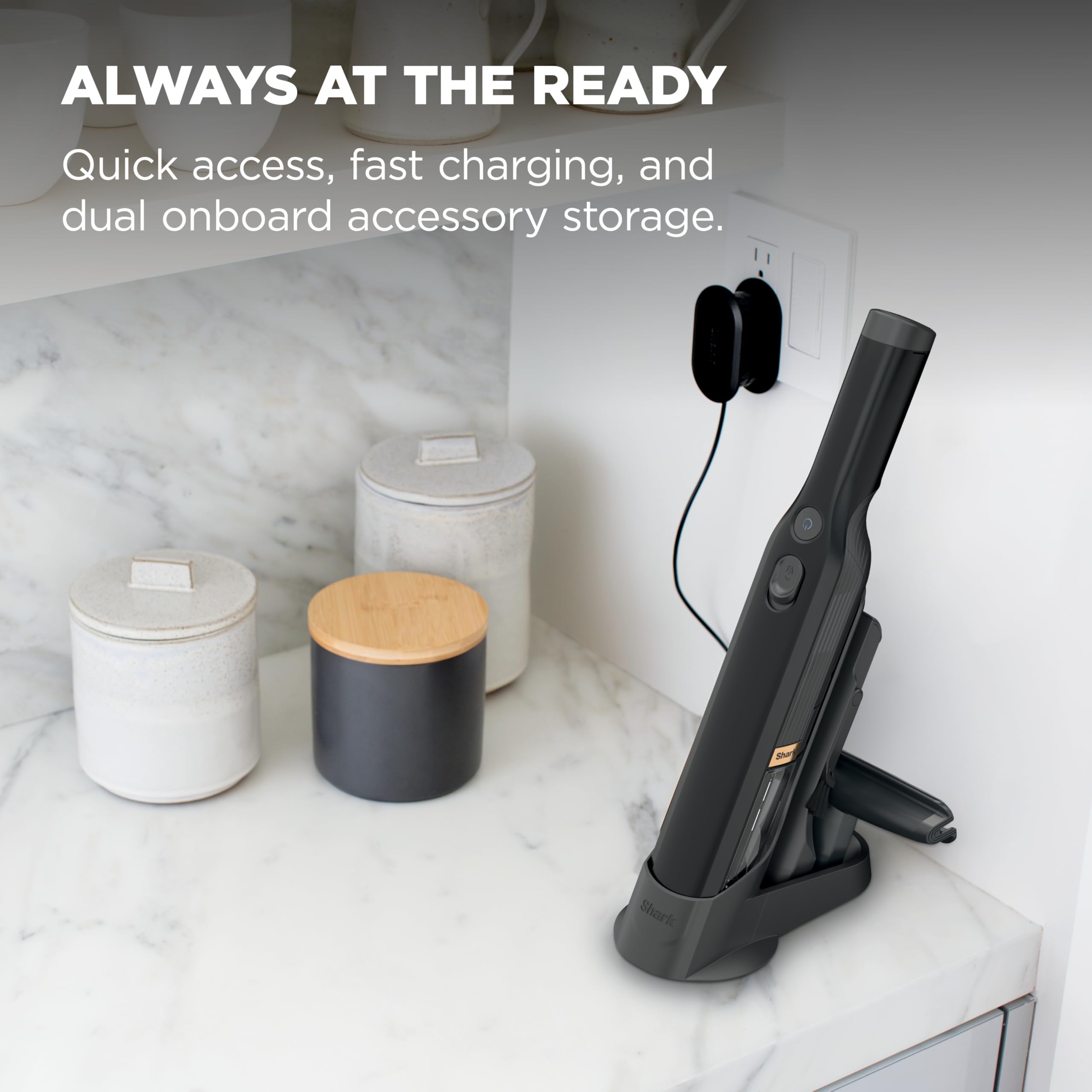 Shark WANDVAC Cordless Hand Vac, Lightweight, Versatile and Portable at 1.4 - View 2