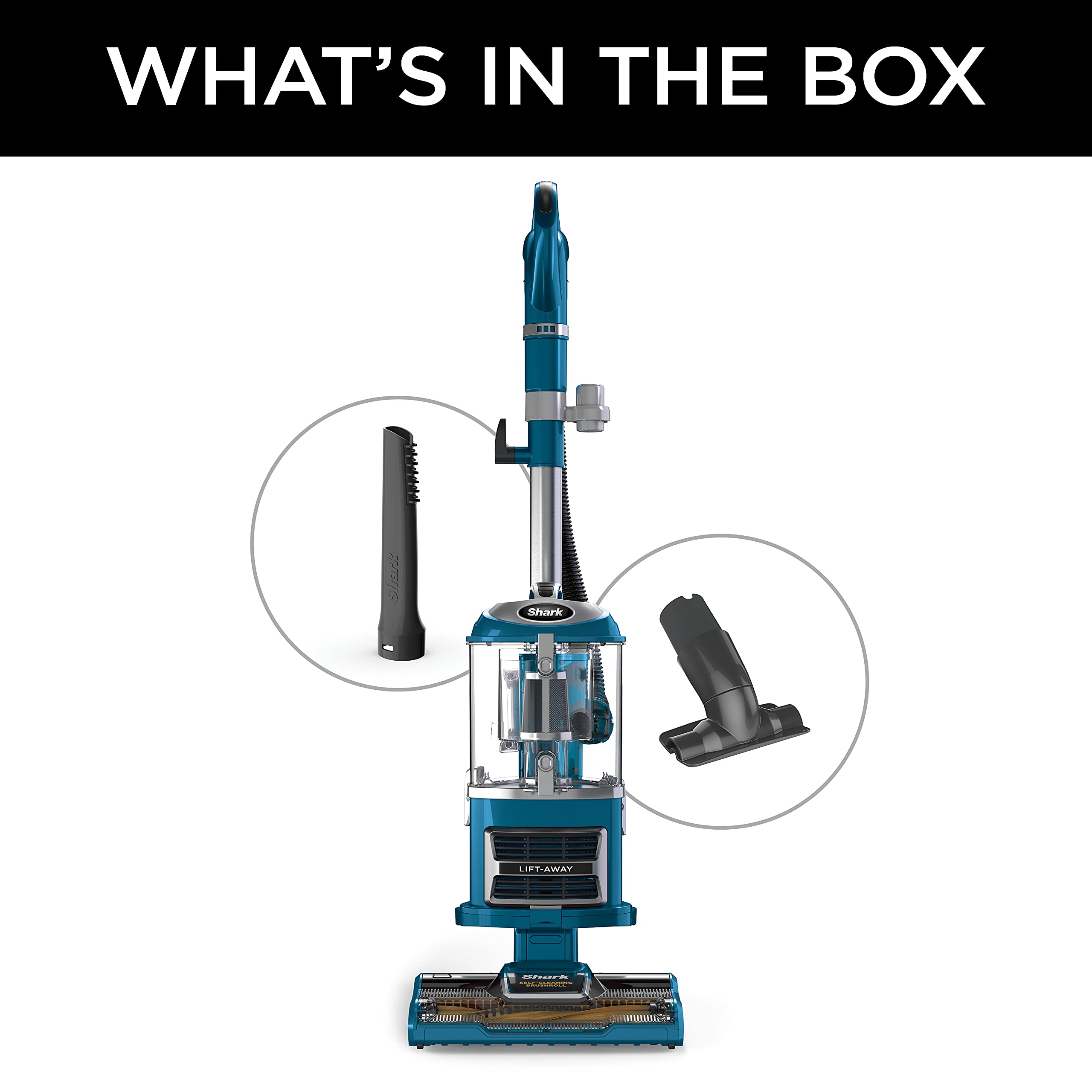 Shark Upright Vacuum, Navigator Lift-Away with Self-Cleaning Brushroll, HEPA Filter, Swivel Steering, Upholstery Tool & Pet Crevice Tool, Perfect for Pets detail image 5