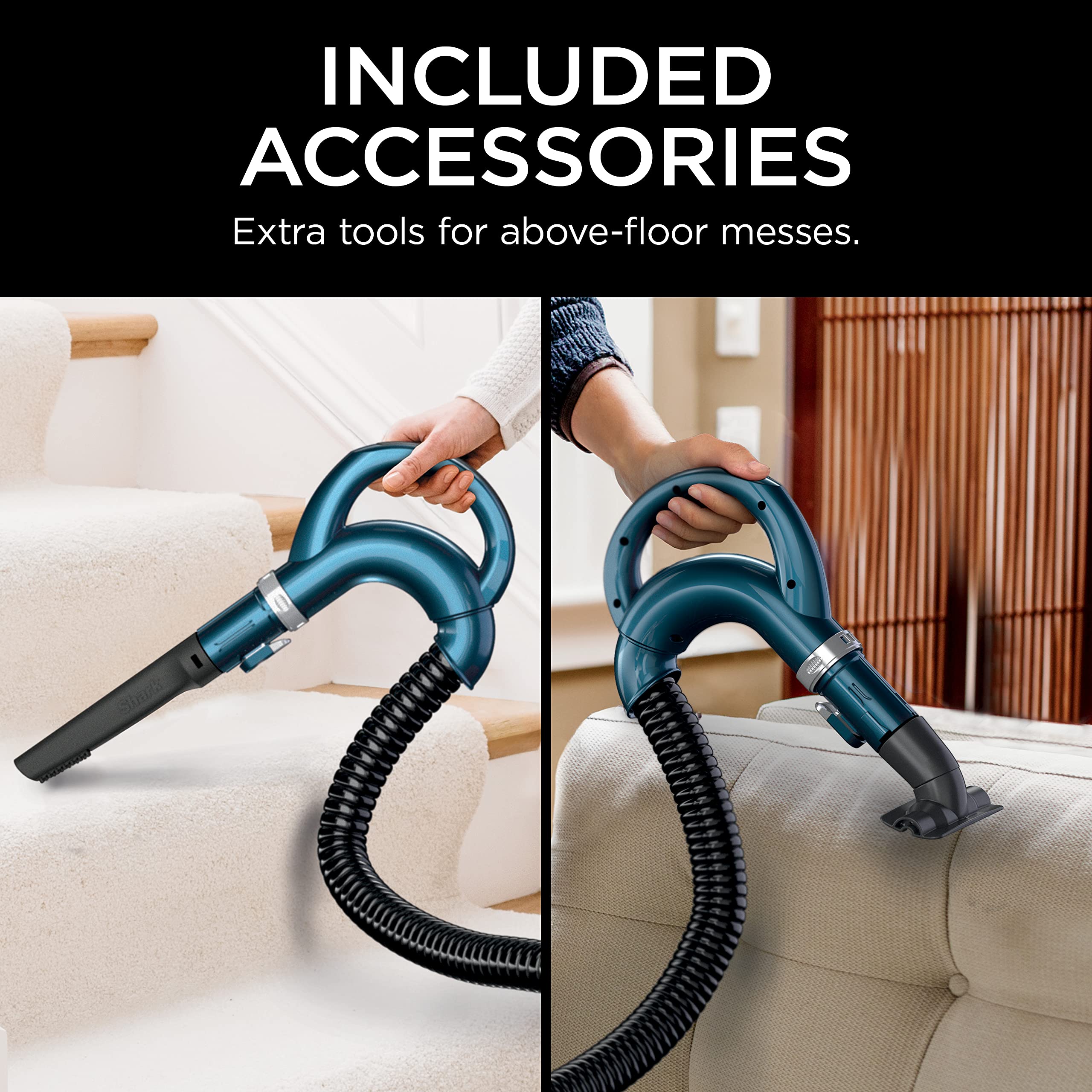 Shark Upright Vacuum, Navigator Lift-Away with Self-Cleaning Brushroll, HEPA Filter, Swivel Steering, Upholstery Tool & Pet Crevice Tool, Perfect for Pets detail image 6