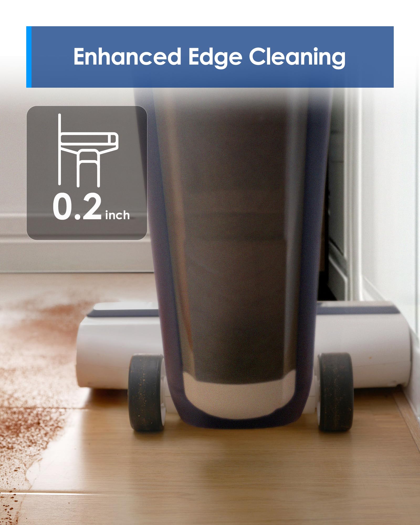 Tineco iFLOOR 5 Breeze Complete Wet Dry Vacuum Cordless Floor Washer, One-Step Cleaning for Hard Floors, Edge Clean, Auto Self-Cleaning, Lightweight & Cord detail image 5