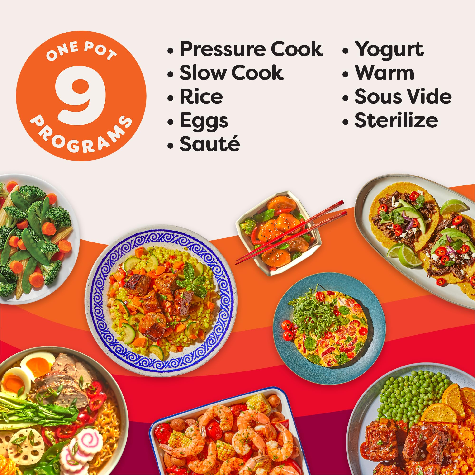 Instant Pot Duo Plus 9-in-1 Multicooker, Pressure Cooker, Slow Cook, Rice Maker, Steamer, Sauté, Yogurt, Warmer & Sterilizer, Includes App with Over 800 Re detail image 4