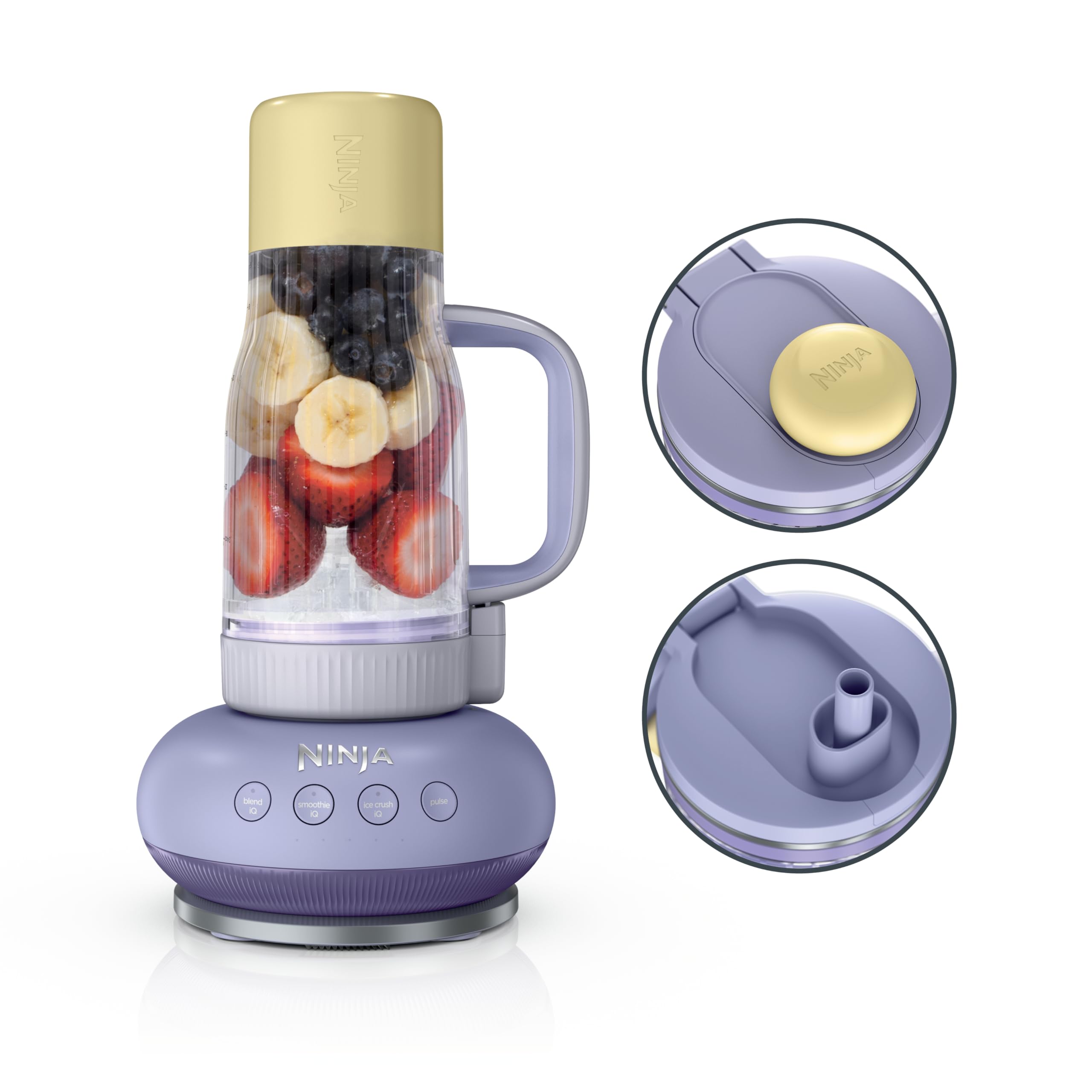 Ninja Blendboss™ | Personal Blender for Smoothies & Frozen Drinks | 26oz Travel Tumbler with LeakProof Lid, Chug Spout & Detachable Straw | Auto-iQ Technol detail image 1