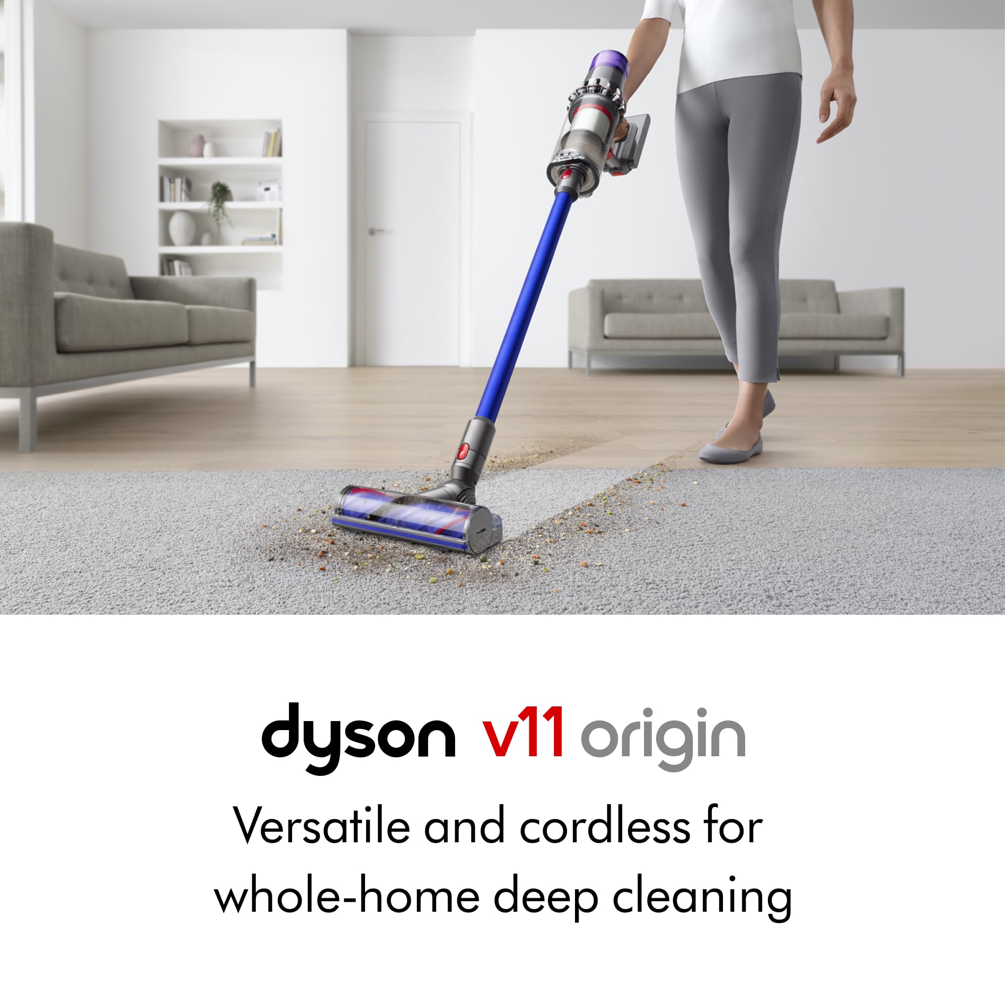 Dyson V11 Origin Cordless Vacuum, 185AW, 3 Power Modes, Up to 60 Minutes,² Deep - View 2