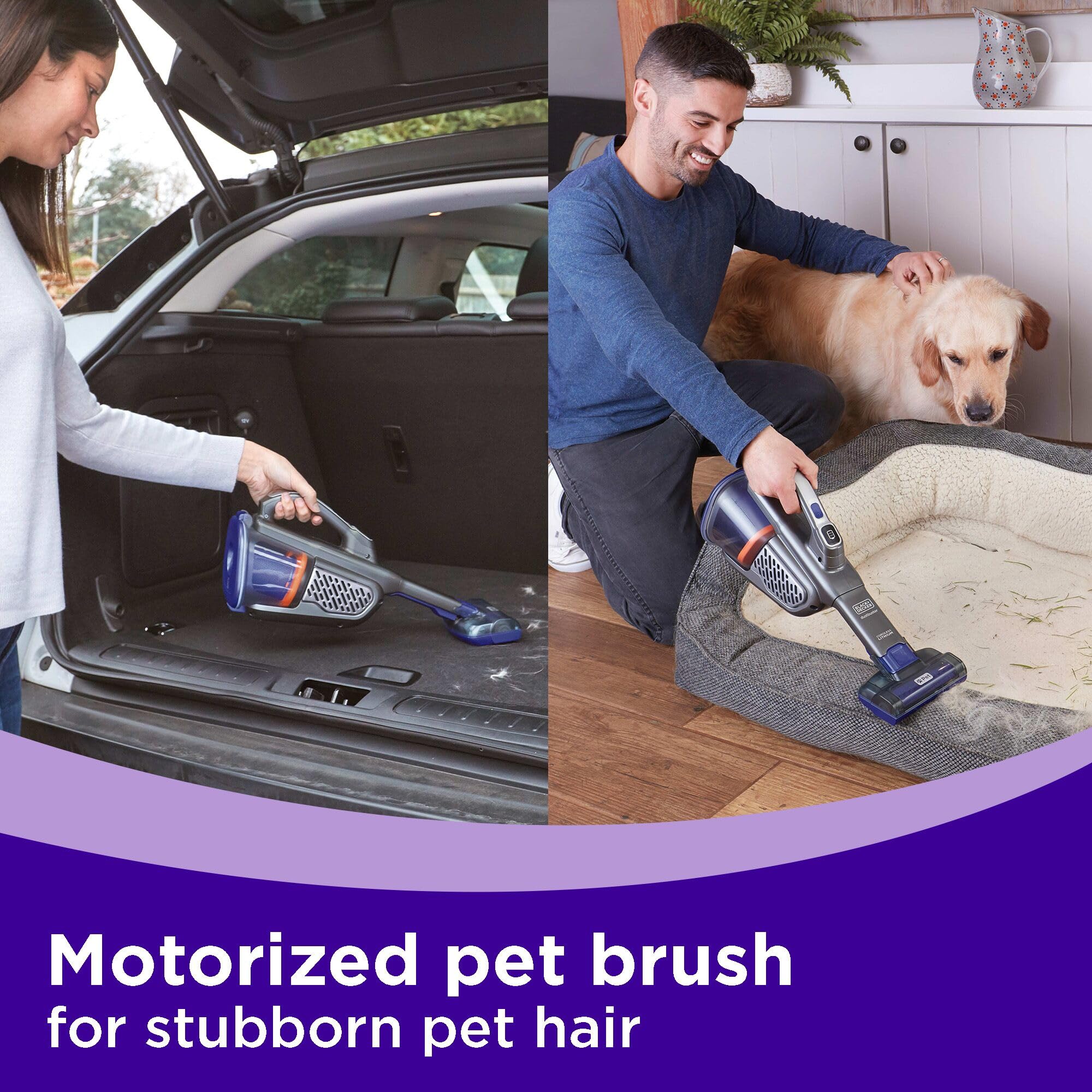BLACK+DECKER dustbuster furbuster Pet Hair Vacuum with Motorized Pet Hair - View 5