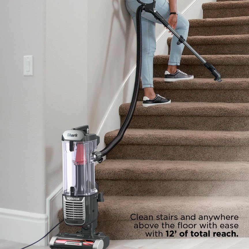 Shark ZU102 Rotator Pet Upright Vacuum with PowerFins HairPro & Odor - View 4