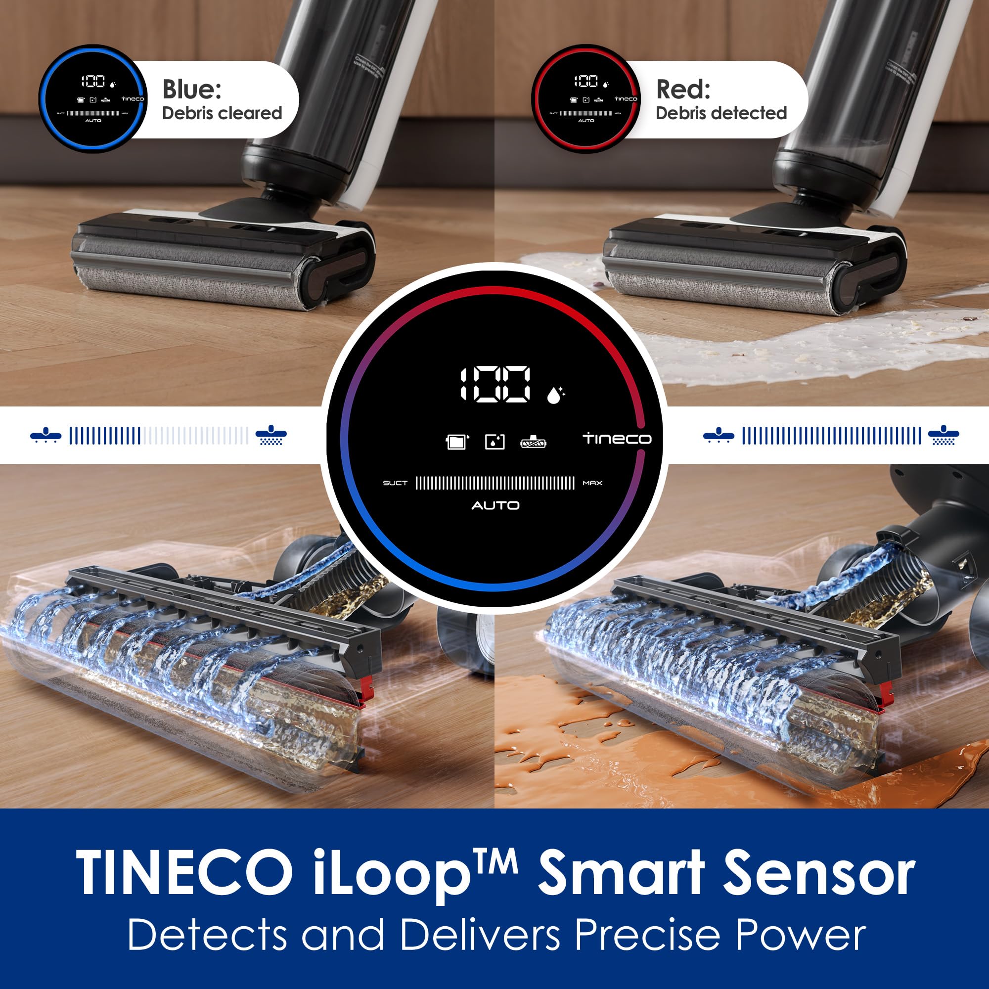 Tineco Floor ONE S5 Smart Cordless Wet Dry Vacuum Cleaner and Mop for Hard - View 4