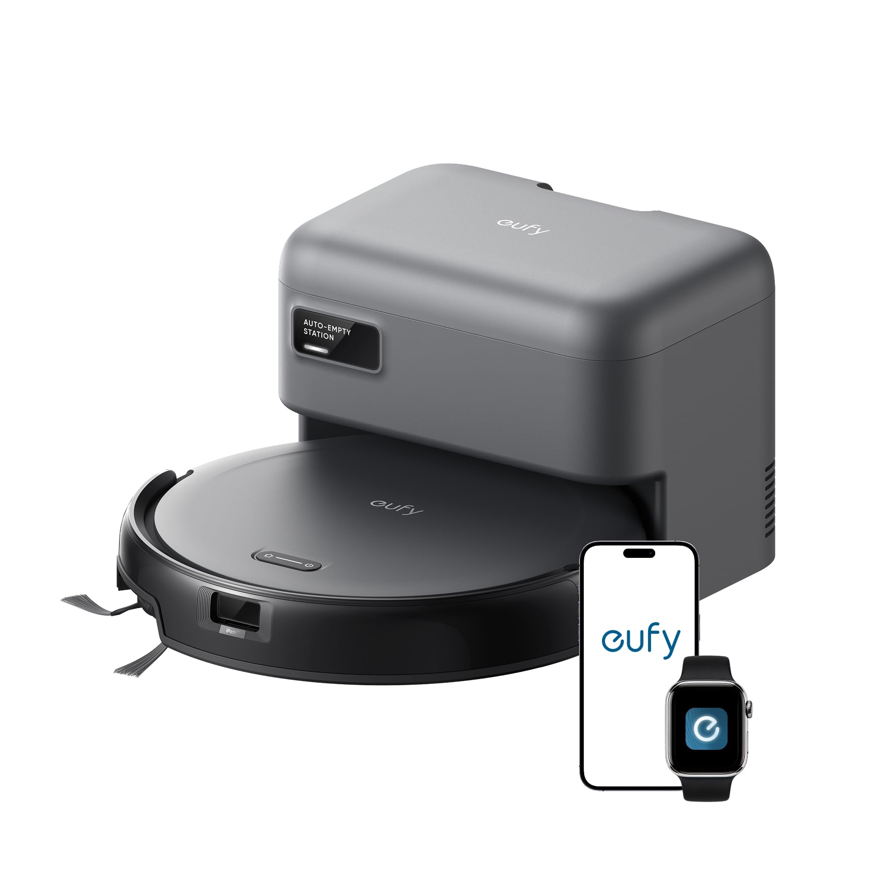 eufy C10 Robot Vacuum Self Emptying, 8 Weeks Hands Free, Advanced Smart Mapping