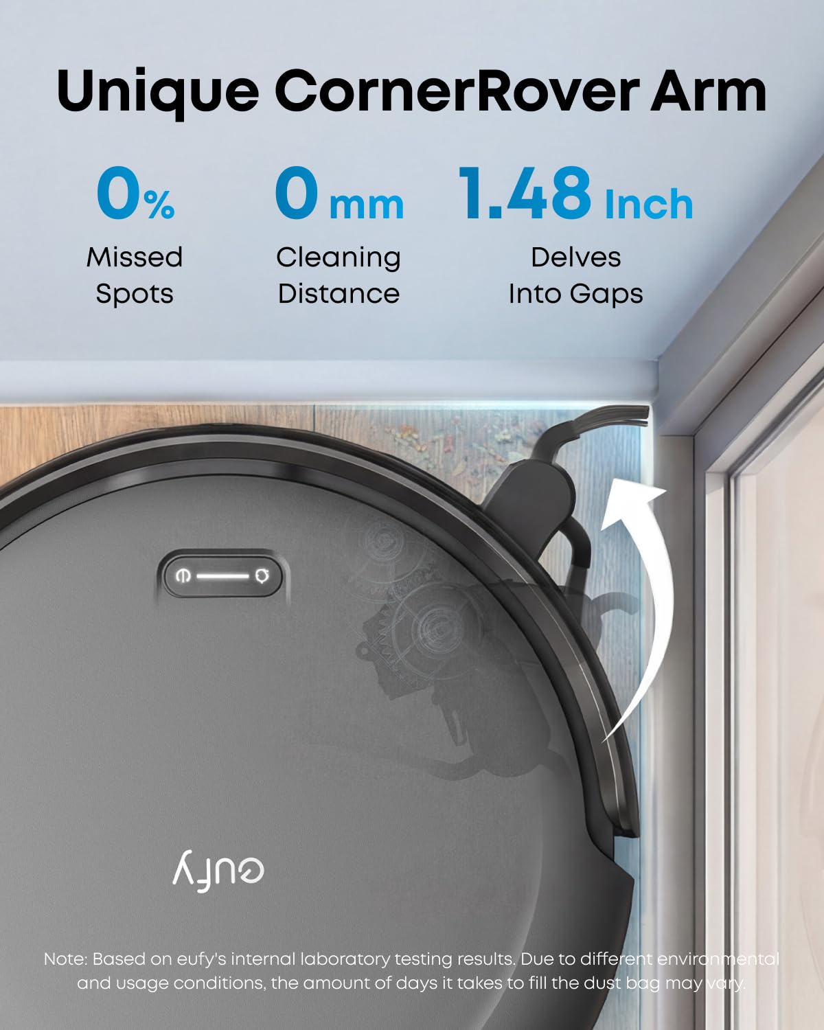 eufy C10 Robot Vacuum Self Emptying, 8 Weeks Hands Free, Advanced Smart Mapping - View 4