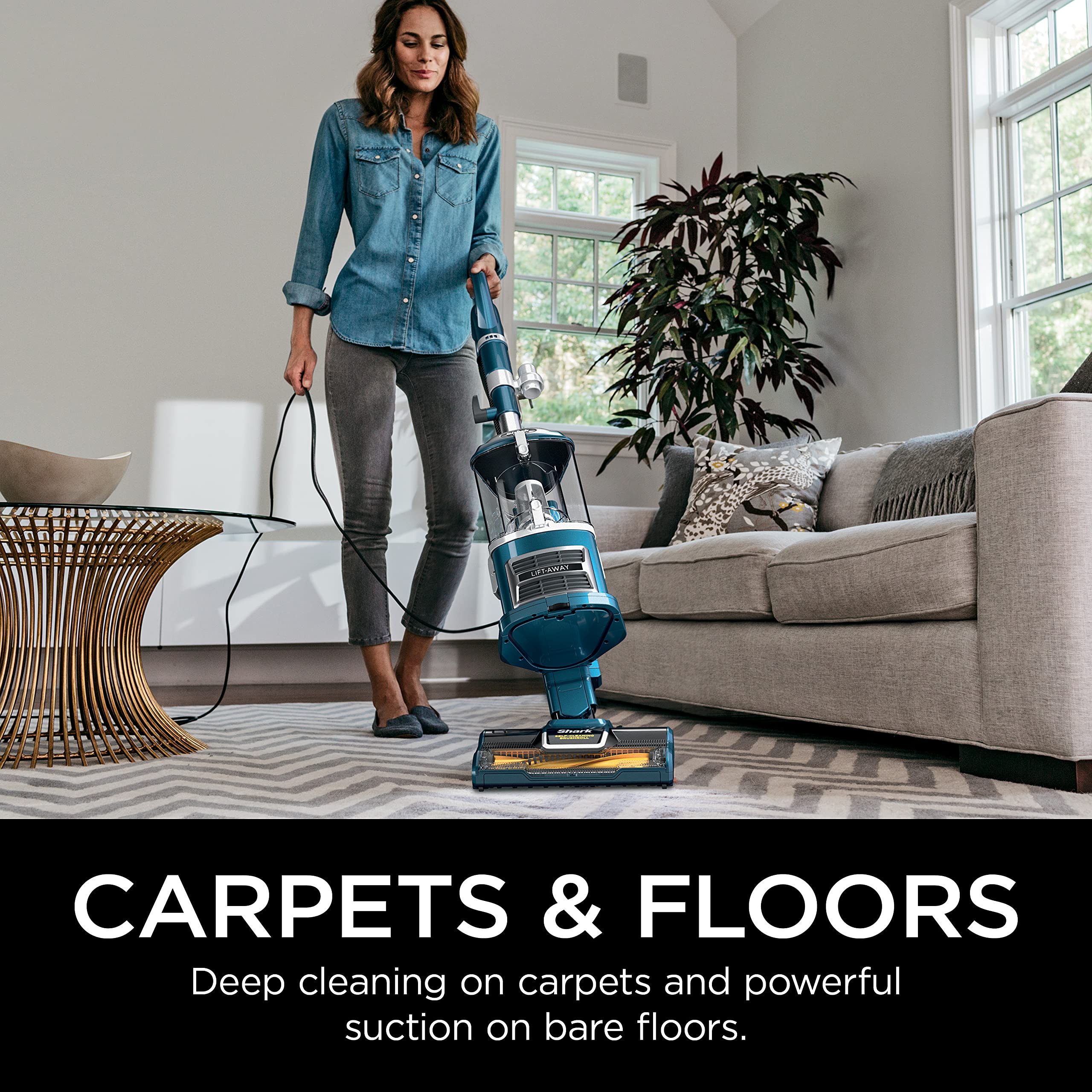 Shark Upright Vacuum, Navigator Lift-Away with Self-Cleaning Brushroll, HEPA Filter, Swivel Steering, Upholstery Tool & Pet Crevice Tool, Perfect for Pets detail image 3