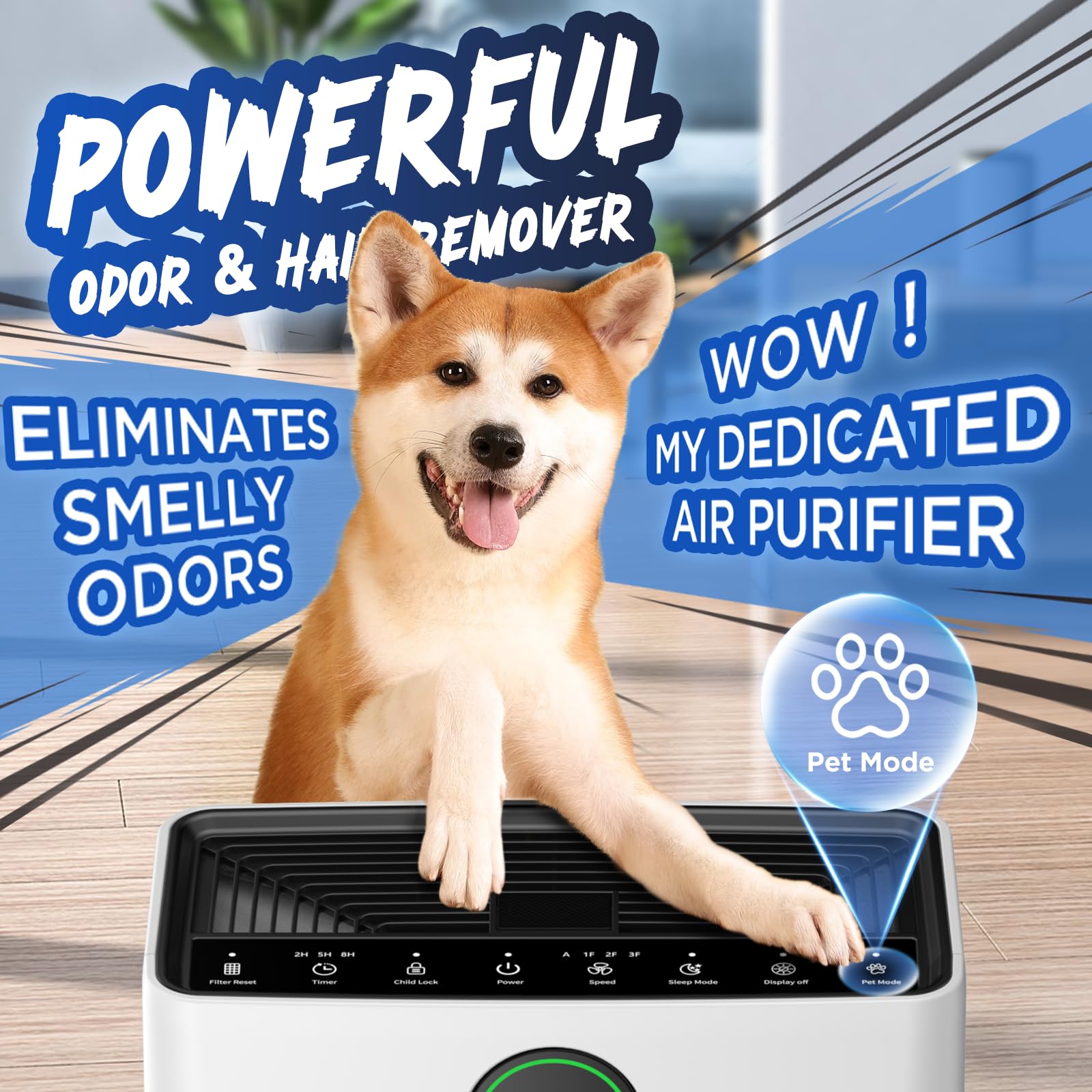 Air Purifiers for Home Large Room up to 2200sq.ft, MOOKA Air purifier for Home - View 2