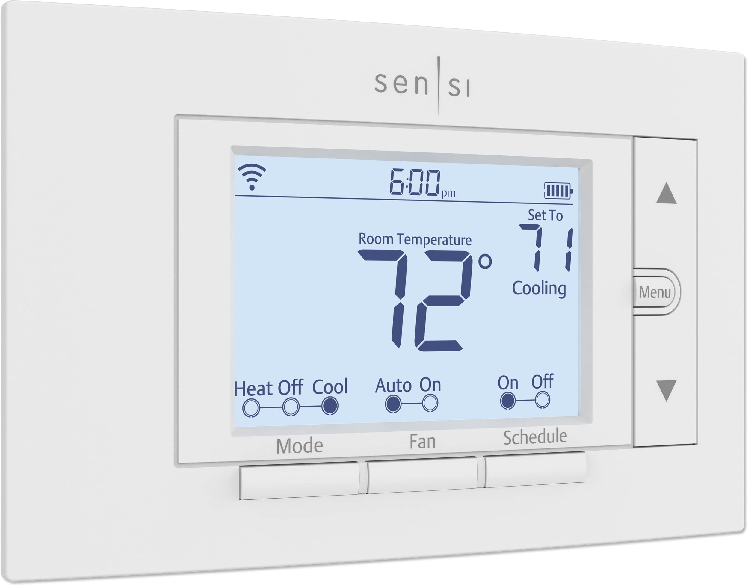 Emerson Sensi Wi-Fi Smart Thermostat for Smart Home, DIY, Works With Alexa,
