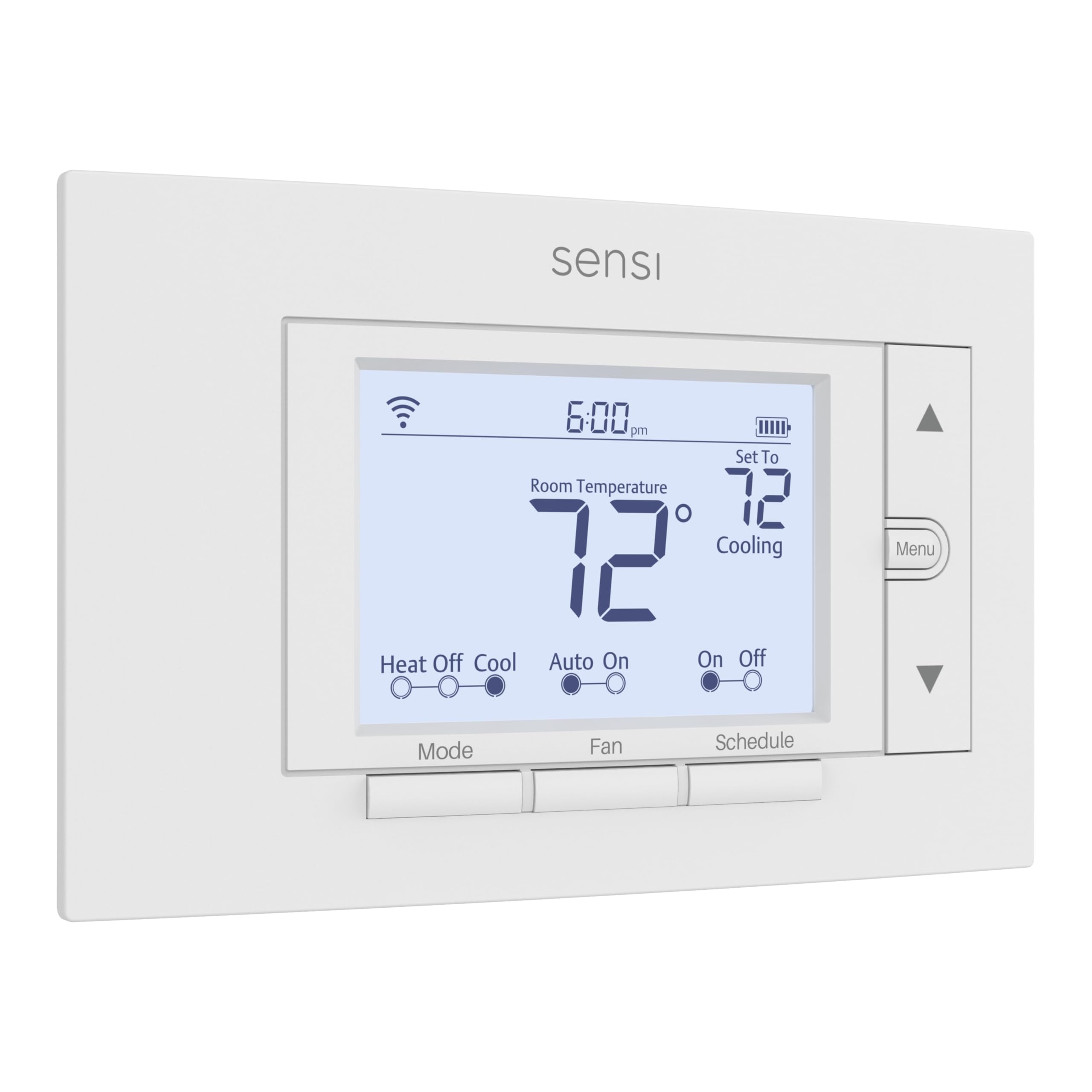 Emerson Sensi Wi-Fi Smart Thermostat for Smart Home, DIY, Works With Alexa, - View 3