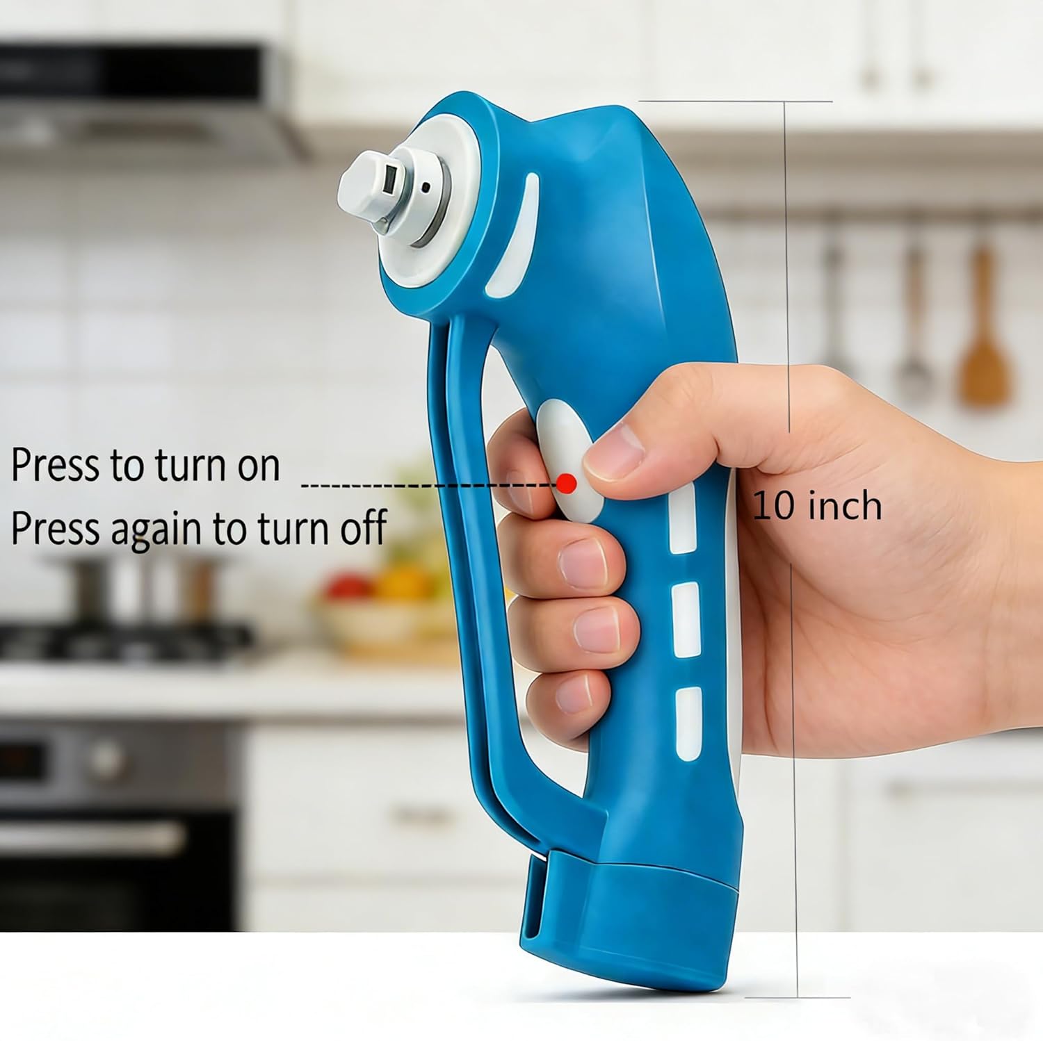 Cordless Electric Spin Scrubber with 6 Brush Heads & 2 Rechargeable Batteries, - View 4
