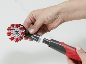 Rubbermaid Reveal Power Scrubber 18-Piece Kit, Cordless Electric Battery Powered Scrub Brush, Water Resistant, for Home/Kitchen/Bathroom/Grout/Tile/Shower/Tub detail 12