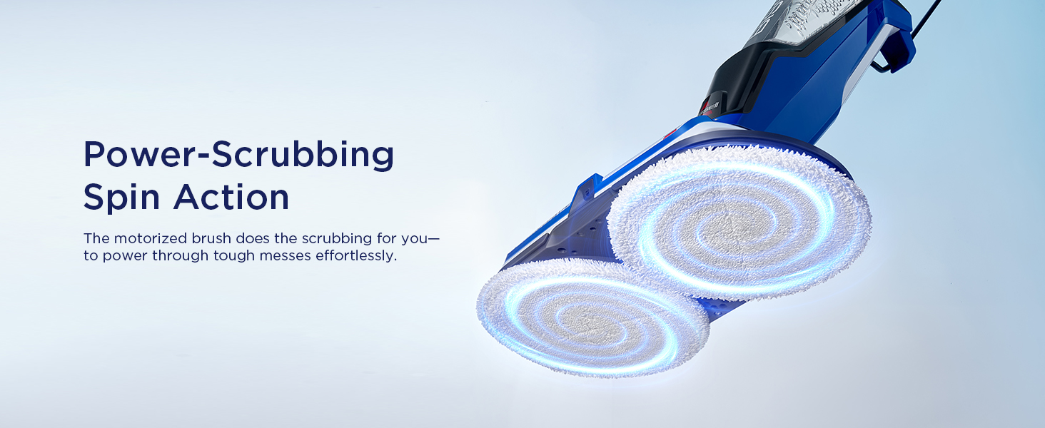 Bissell SpinWave Hard Floor Expert Corded Spin Mop Cleaner, Powerful Electric Floor Cleaner with Washable Pads for Effortless Deep Cleaning on Sealed Floors, 20393 detail 4