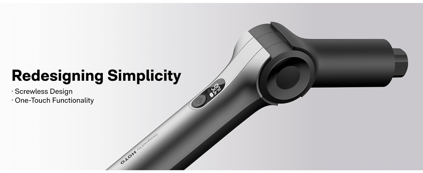 HOTO Flexi™ Cordless Electric Spin Scrubber, Adjustable Angle, Extendable Handle, Smart Display, IPX7 Waterproof, Powerful Cleaning Scrubber with 8 Replaceable Brush Heads, for Bathtub, Bathroom, Tile detail 14