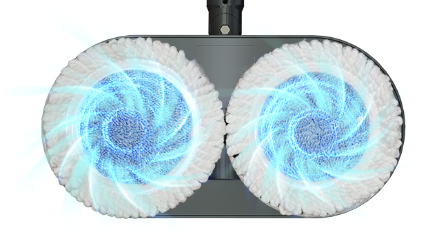 BLONEX Cordless Electric Mop with Spray & Detachable Water Tank, Lightweight Electric Spin Mop with Headlights for Hardwood Tile Laminate Floors, Long-Lasting Battery, Self-Propelled Floor Cleaner detail 2