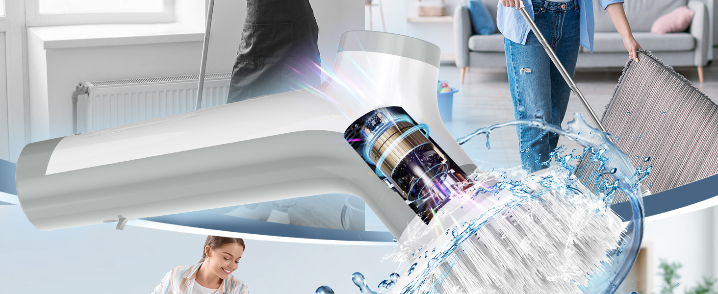 Electric Spin Scrubber, VEWIOR Cordless Shower Scrubber with 3 Adjustable Angle, Cleaning Brush with 2 Speeds 3 Replaceable Brush Heads for Bathroom Kitchen Tub detail 3