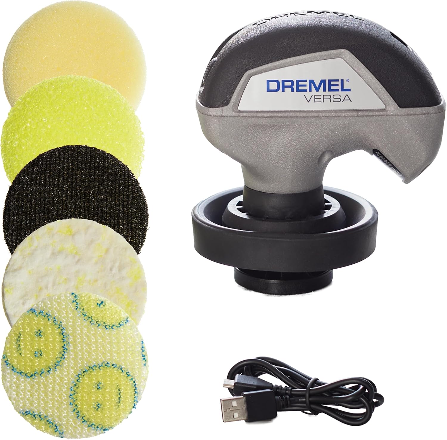 Dremel Versa Power Scrubber Kit with 5 Scrub Daddy Cleaning Sponge Pads - Waterproof Cordless Electric Spin Scrubber, High Speed, Multi-Surface Cleaning for Kitchen, Household, and Bathroom, PC10-07 detail 13