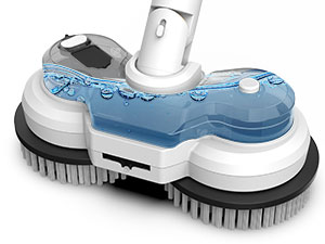 qimedo 800RPM Cordless Electric Mop, 6000mAh Battery Electric Power Scrubber & Mops for Floor Cleaning, Best Automatic Spin Mops with Smart Display,Rotating Mop with LED Light & Water Spray detail 5