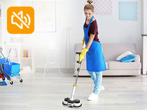 qimedo 800RPM Cordless Electric Mop, 6000mAh Battery Electric Power Scrubber & Mops for Floor Cleaning, Best Automatic Spin Mops with Smart Display,Rotating Mop with LED Light & Water Spray detail 9