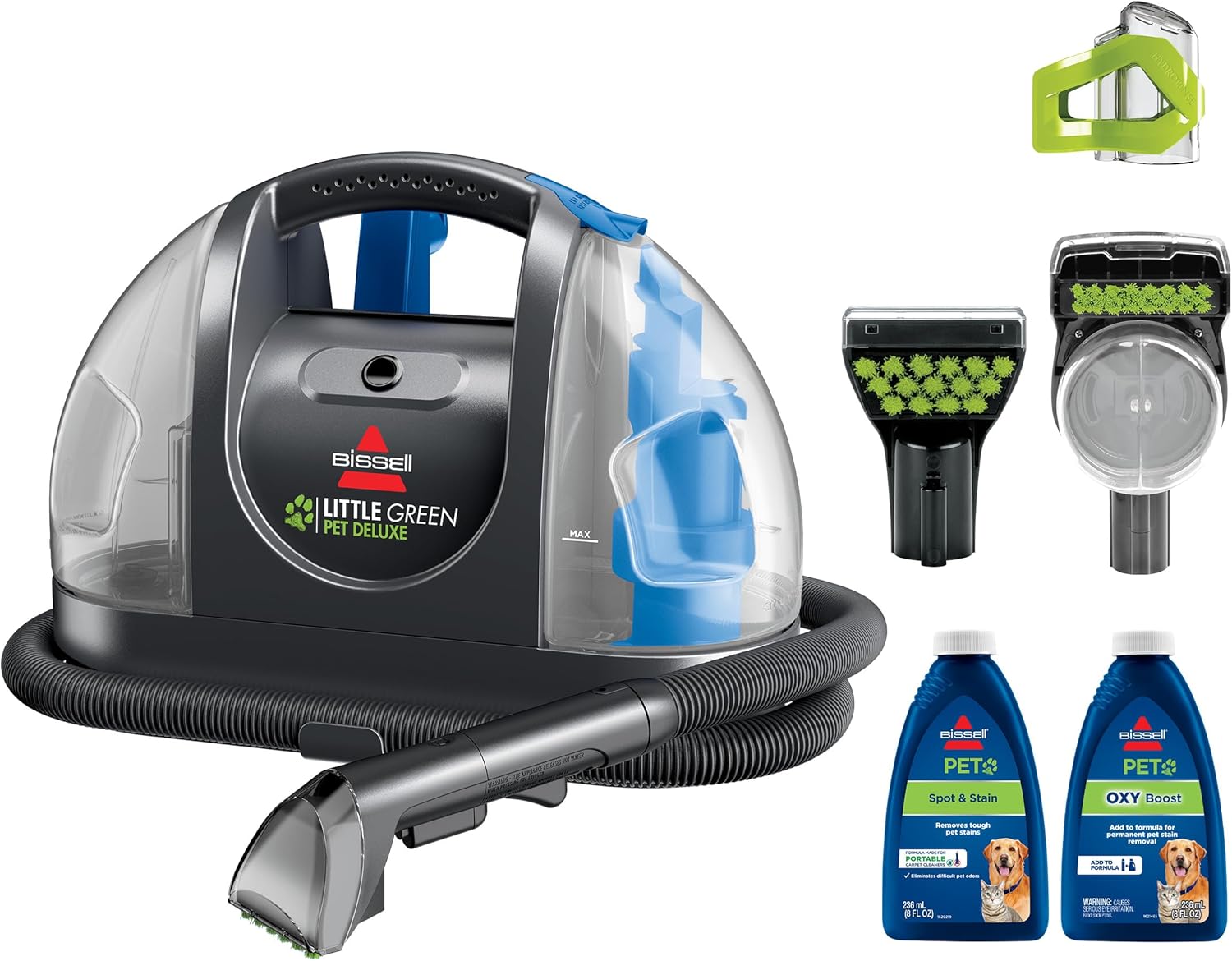 BISSELL Little Green Multi-Purpose Portable Carpet and Upholstery Cleaner, Car - View 3